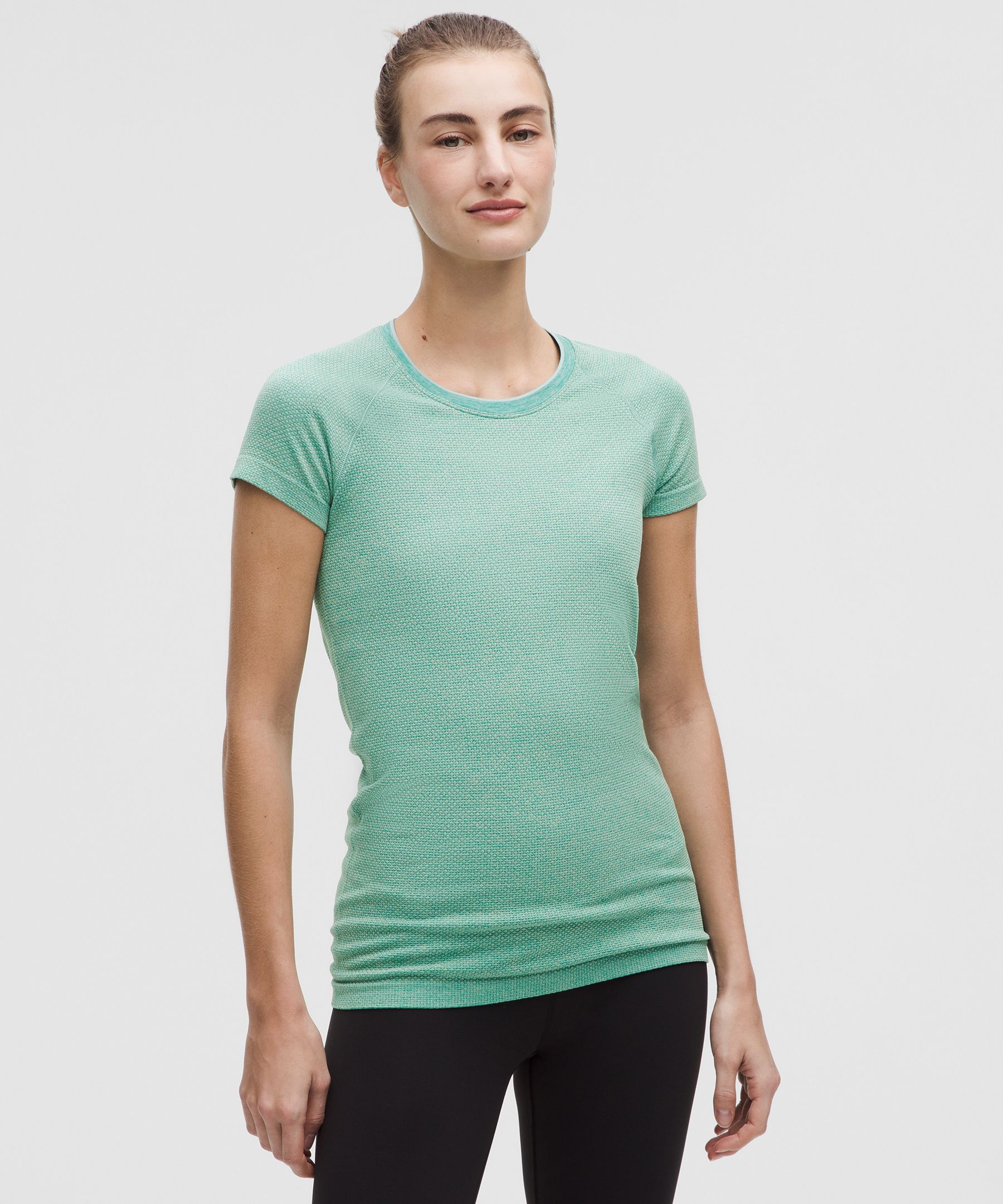 Lululemon Swiftly Tech Short-sleeve Shirt 2.0 Hip Length Textured Knit