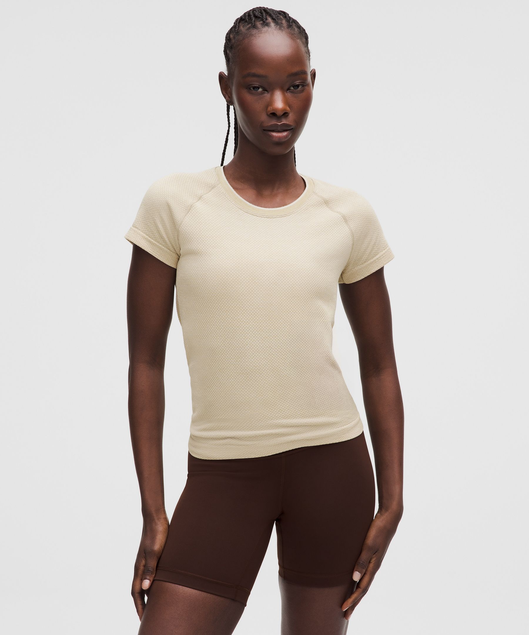 Lululemon Swiftly Tech Short-sleeve 2.0 Waist Length Textured Knit Shirt
