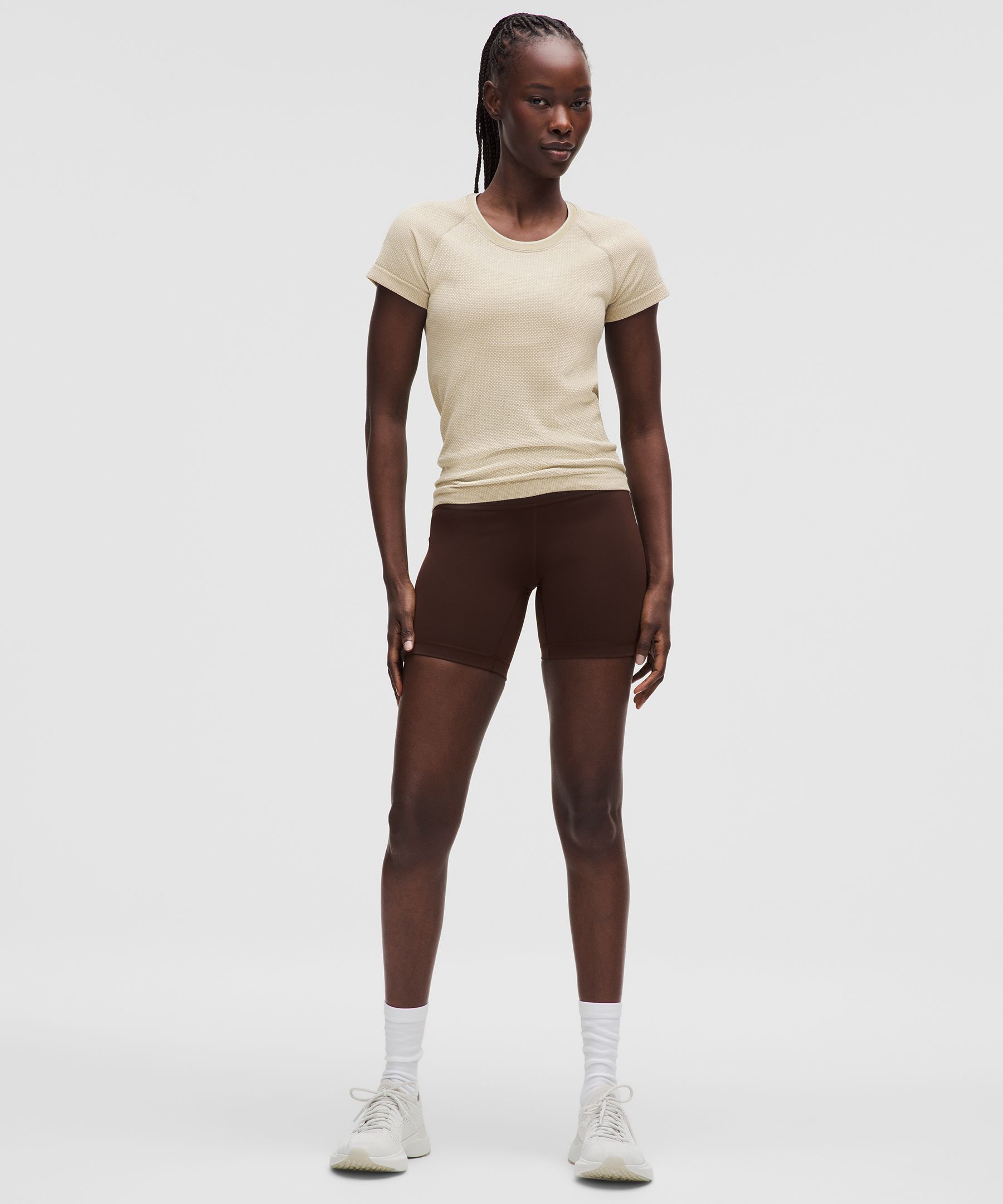 Lululemon Swiftly Tech Short-sleeve 2.0 Waist Length Textured Knit Shirt