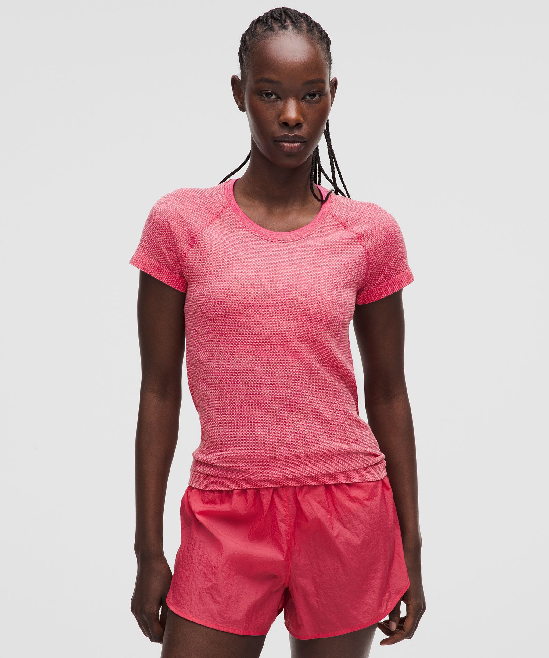 Lululemon Swiftly Tech Short-sleeve 2.0 Waist Length Textured Knit Shirt