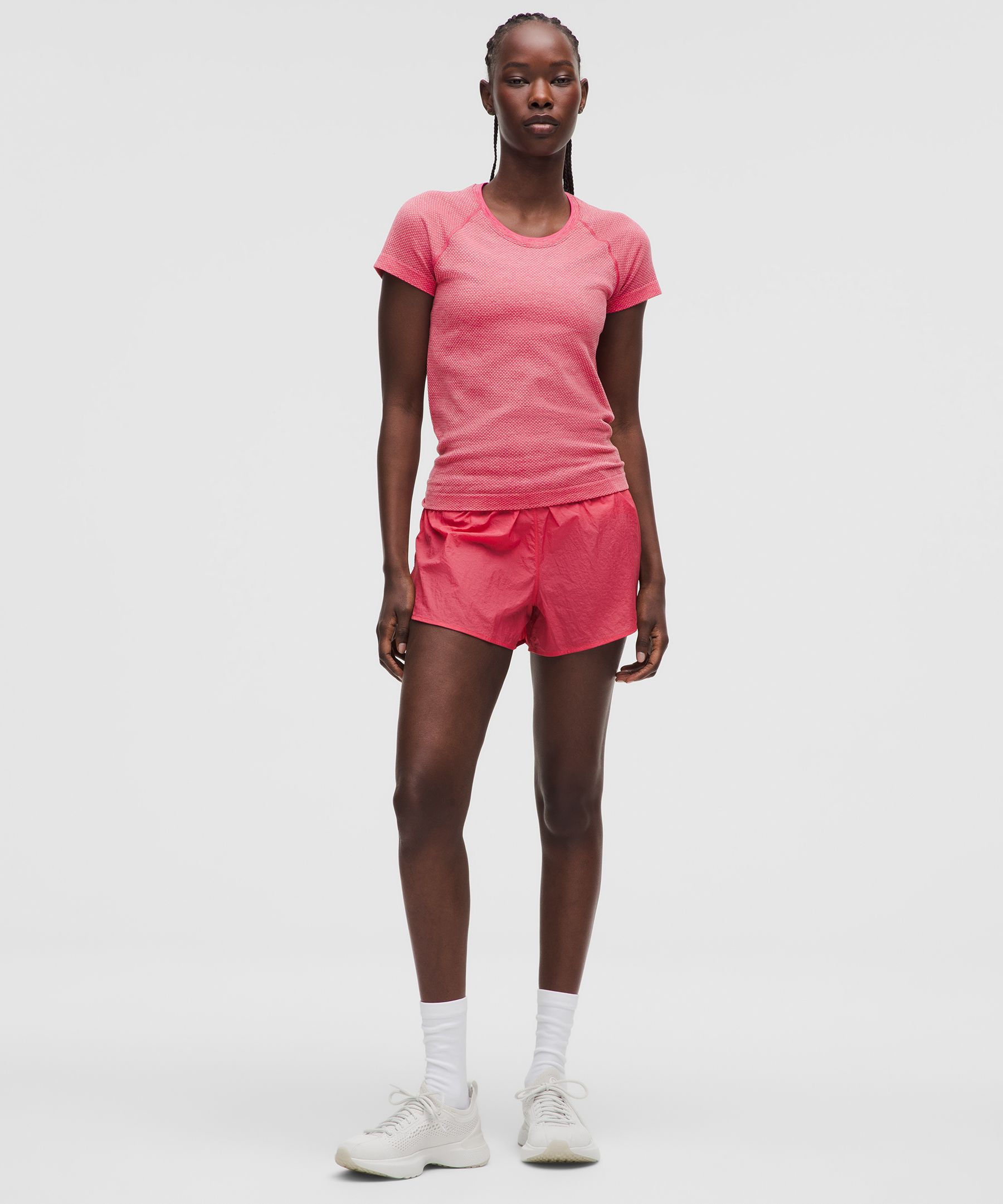 Lululemon Swiftly Tech Short-sleeve 2.0 Waist Length Textured Knit Shirt
