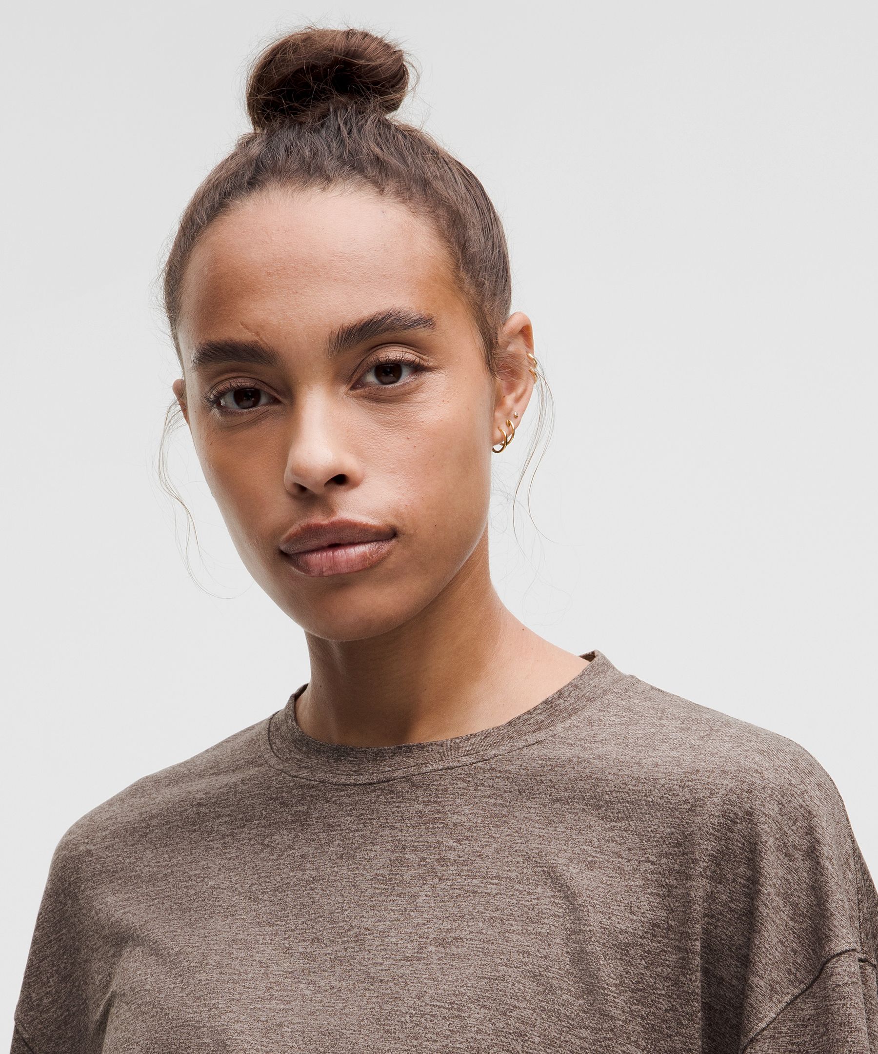 Lululemon Soft Jersey Relaxed Cinchable Crewneck Long-sleeve Shirt