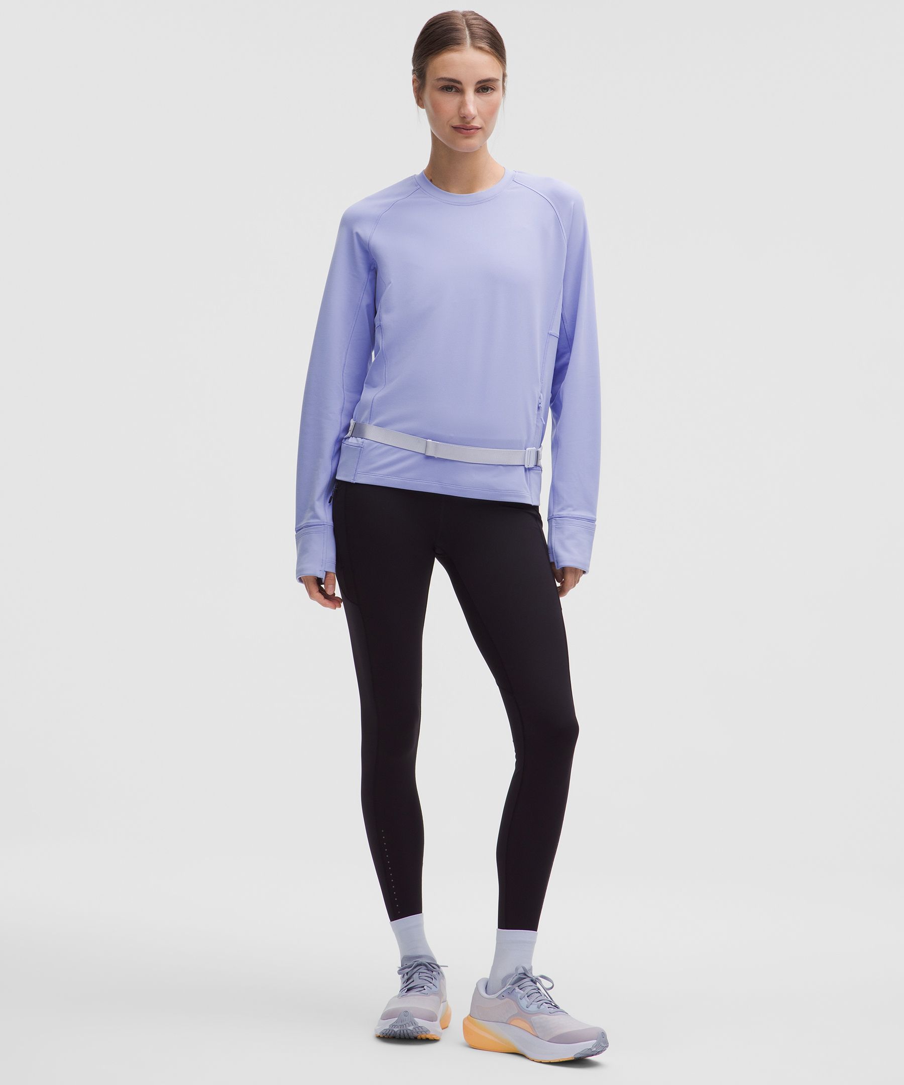 Lululemon It's Rulu Fleece Long-sleeve Shirt In Blue