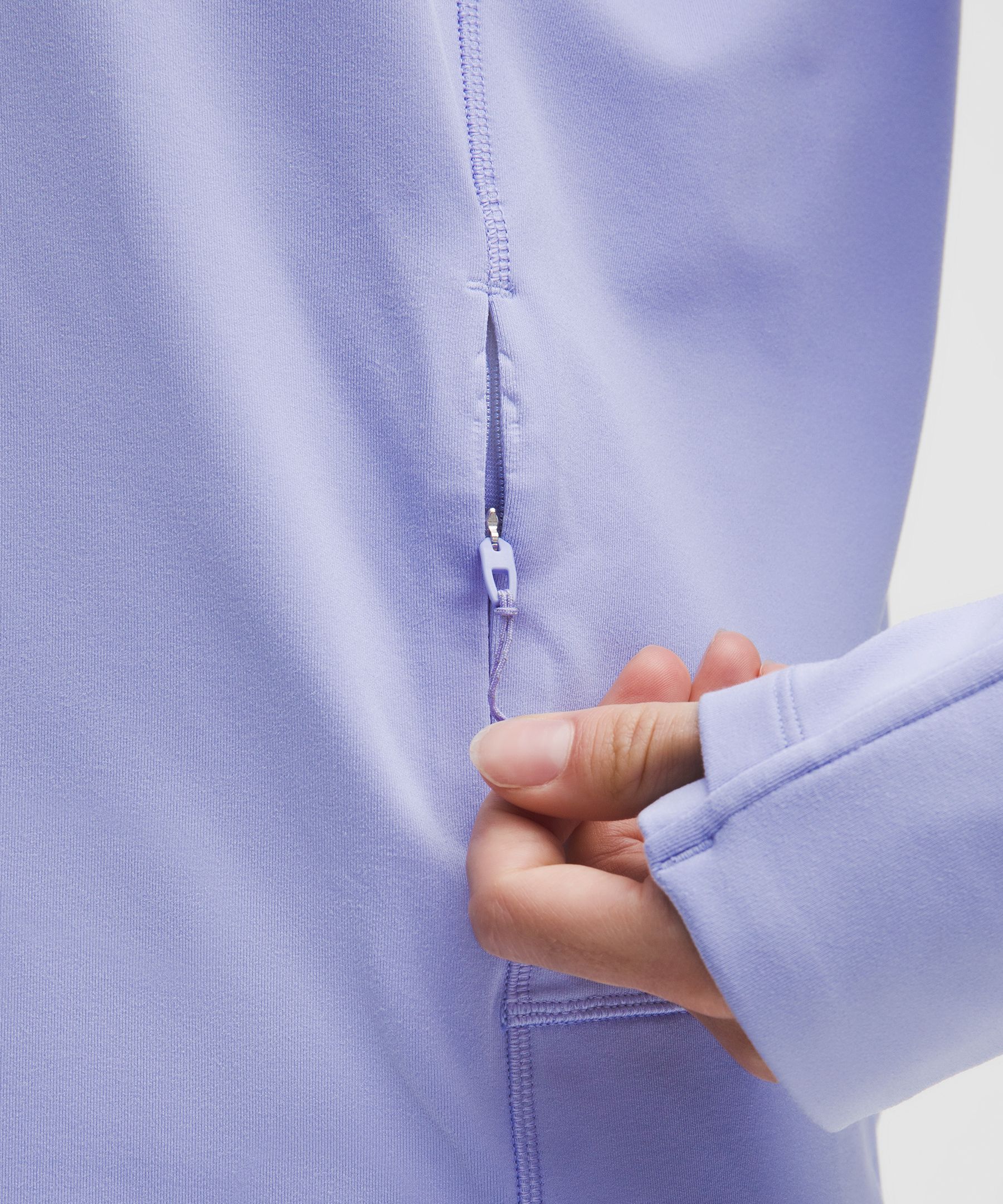 Lululemon It's Rulu Fleece Long-sleeve Shirt In Blue