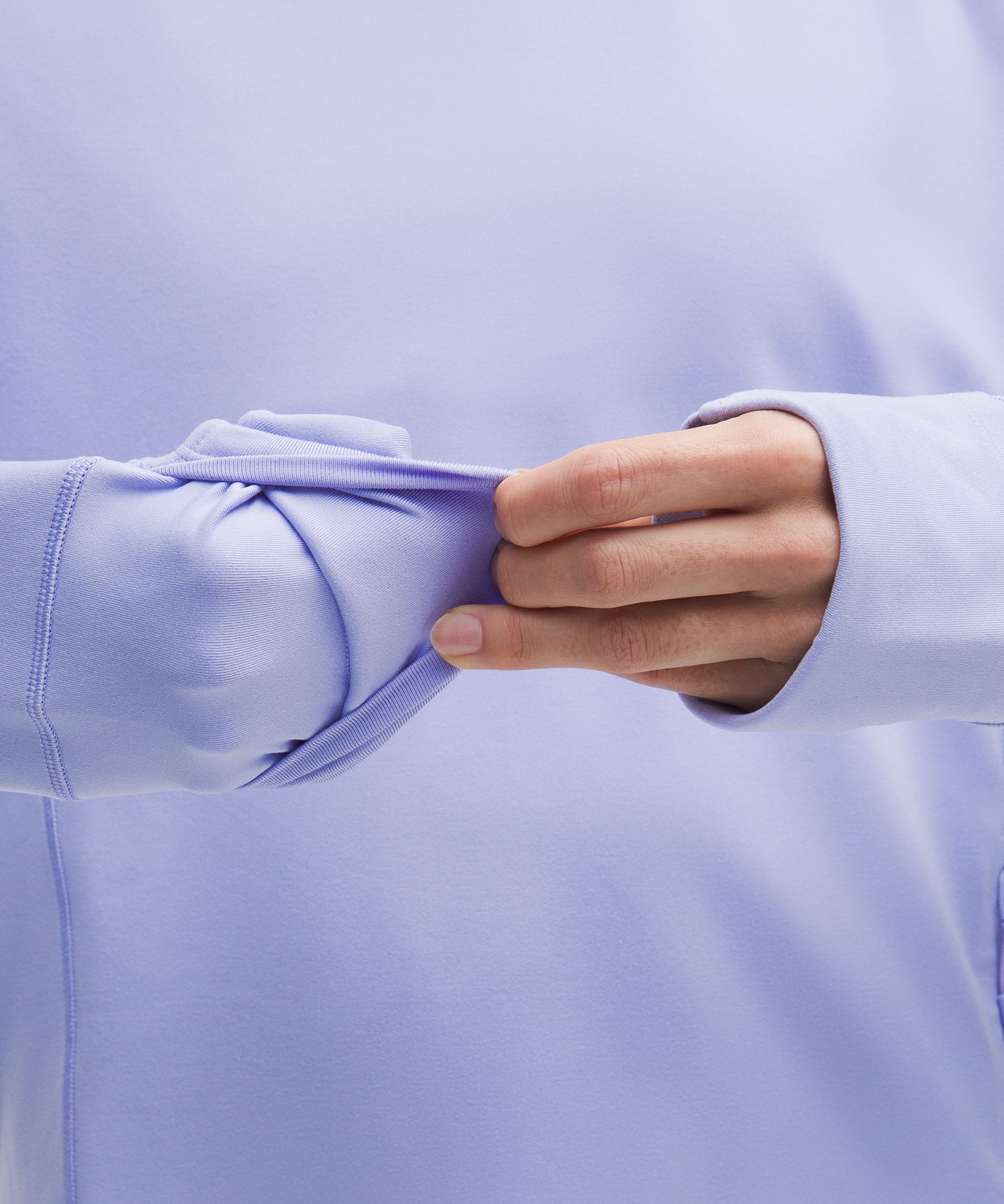 Lululemon It's Rulu Fleece Long-sleeve Shirt In Blue