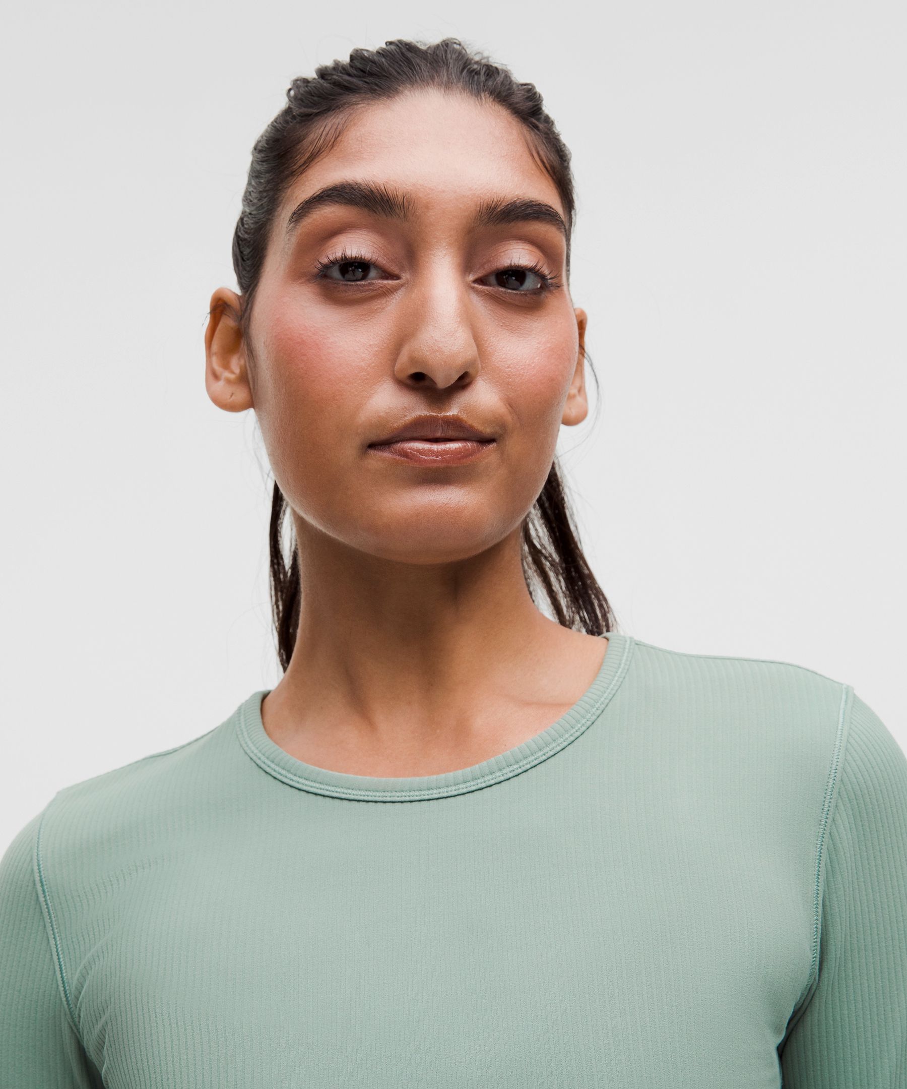All It Takes Back-Twist Ribbed Long-Sleeve Shirt | Women's All It Takes Back-Twist Ribbed Long-Sleeve Shirt | Women's