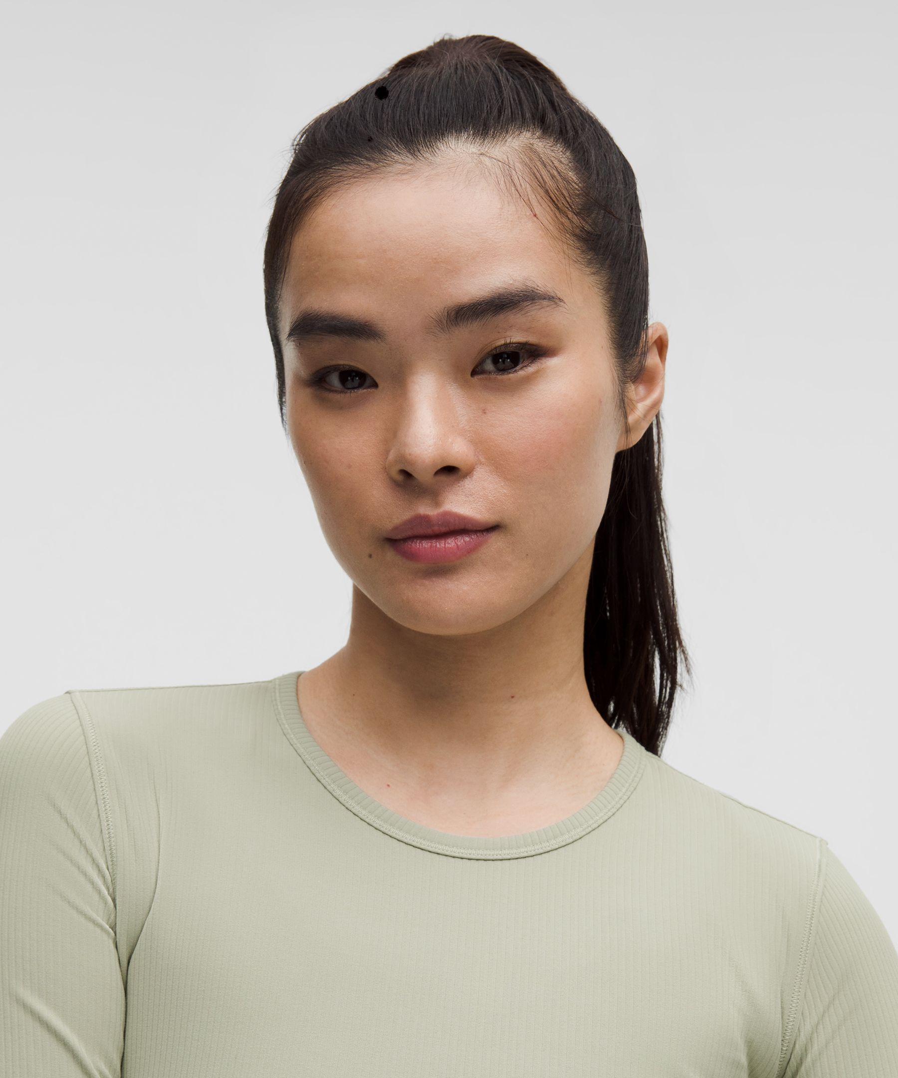 Lululemon All It Takes Back-twist Ribbed Long-sleeve Shirt