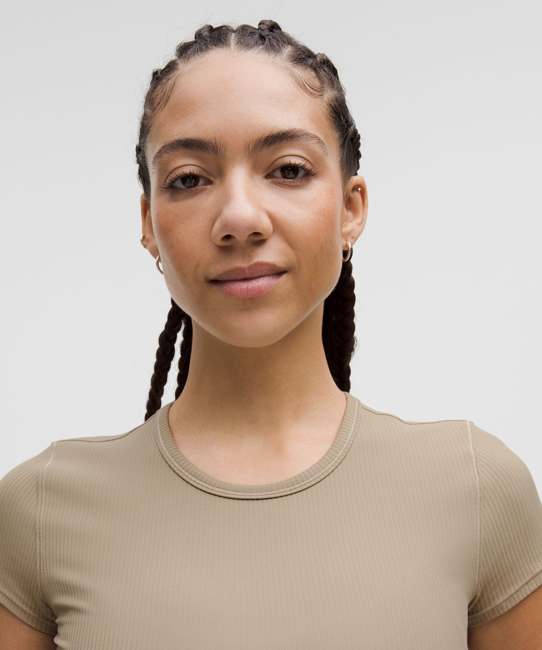 Lululemon All It Takes Back-twist Ribbed Short-sleeve Shirt