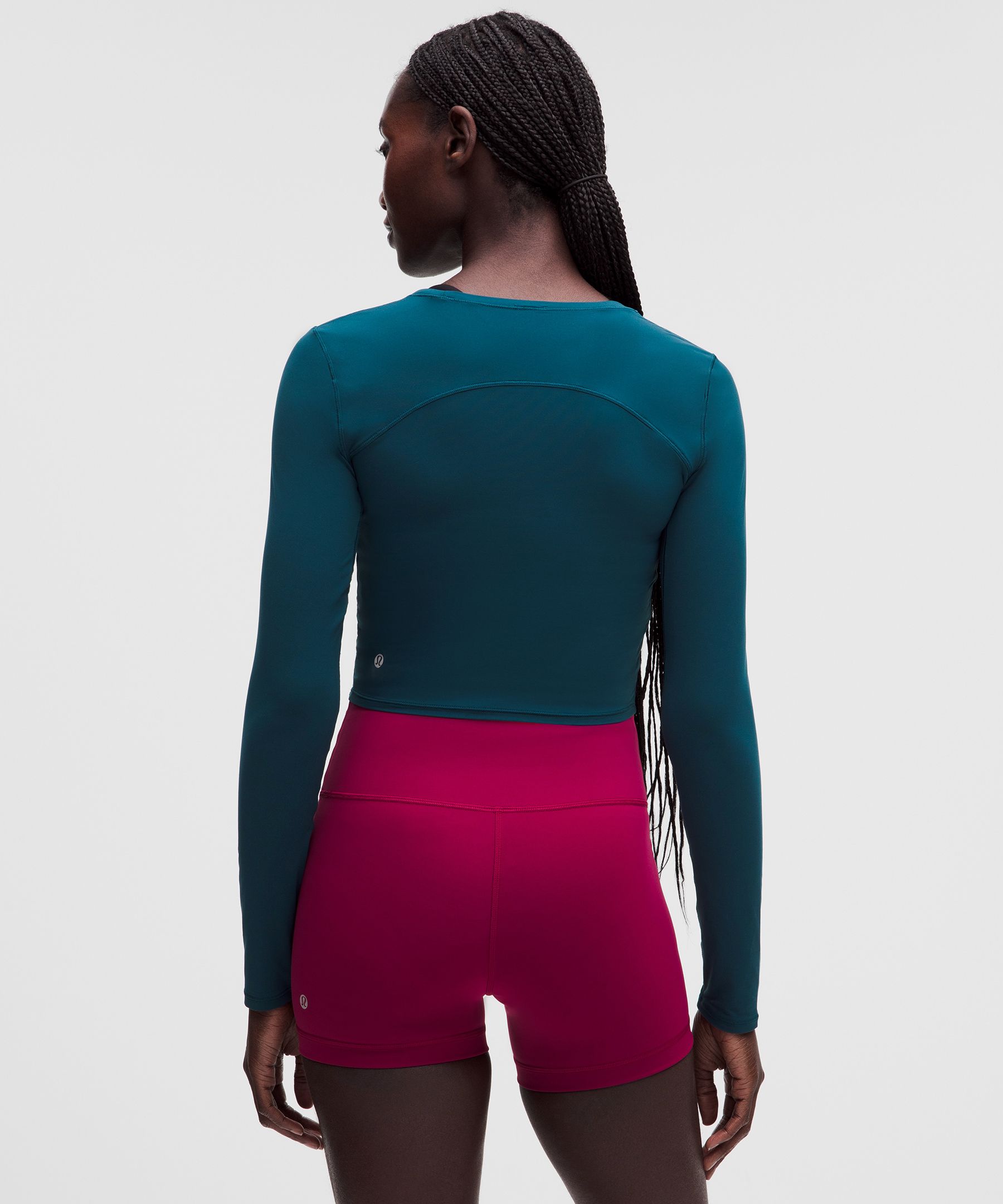 Unrestricted Power Cropped Long-Sleeve Shirt