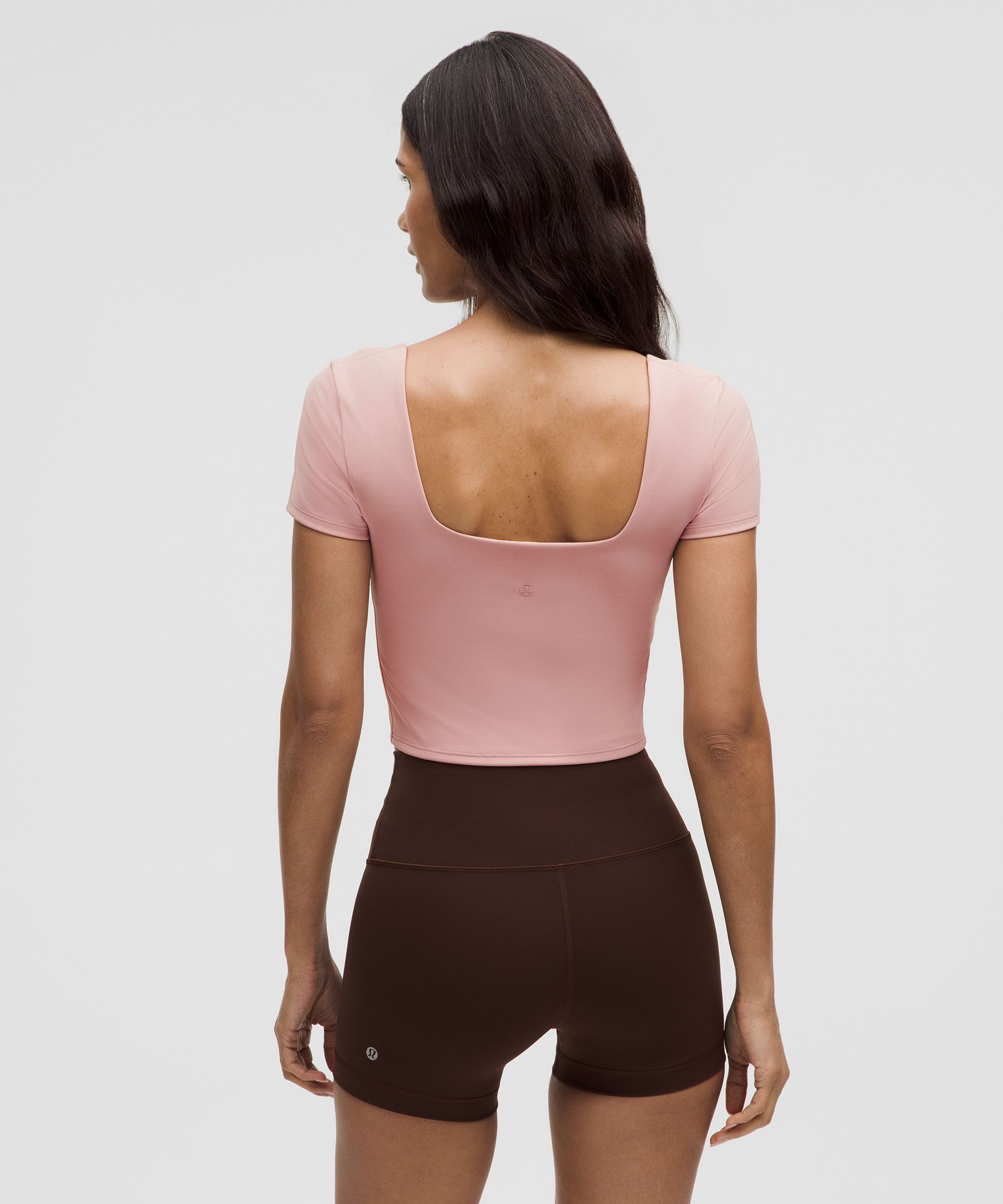 Lululemon Wunder Under Smoothcover Square-neck T-shirt