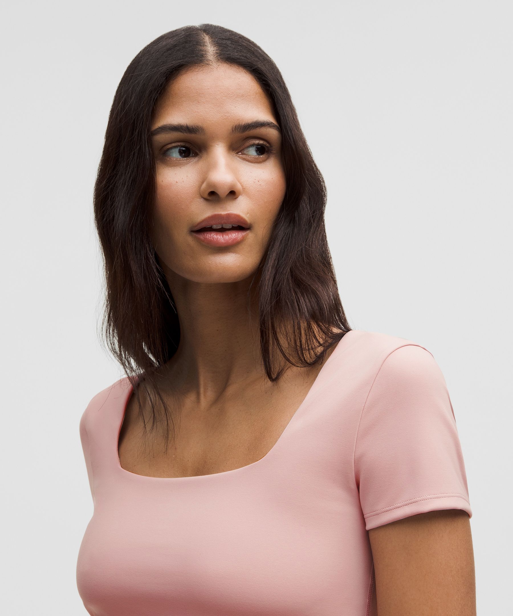 Lululemon Wunder Under Smoothcover Square-neck T-shirt