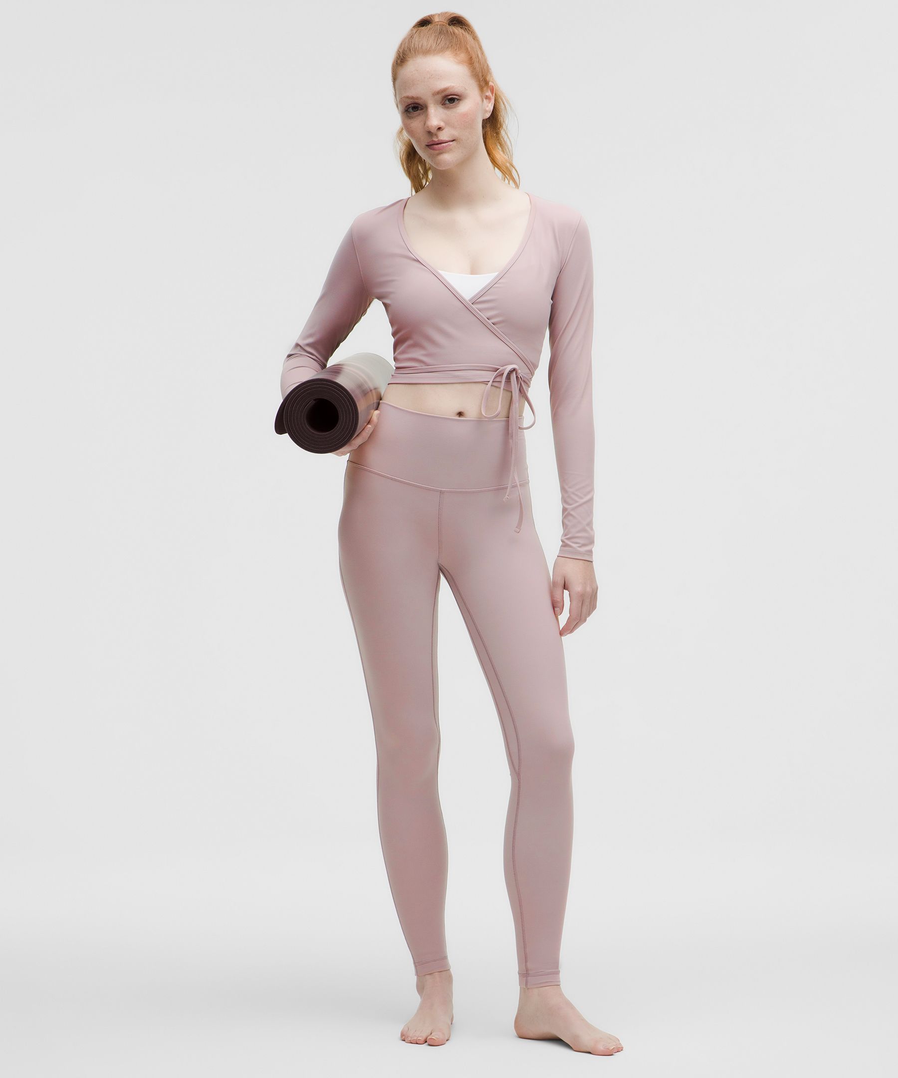 Nulu Long-Sleeve Cropped Wrap | Women's Long Sleeve Shirts