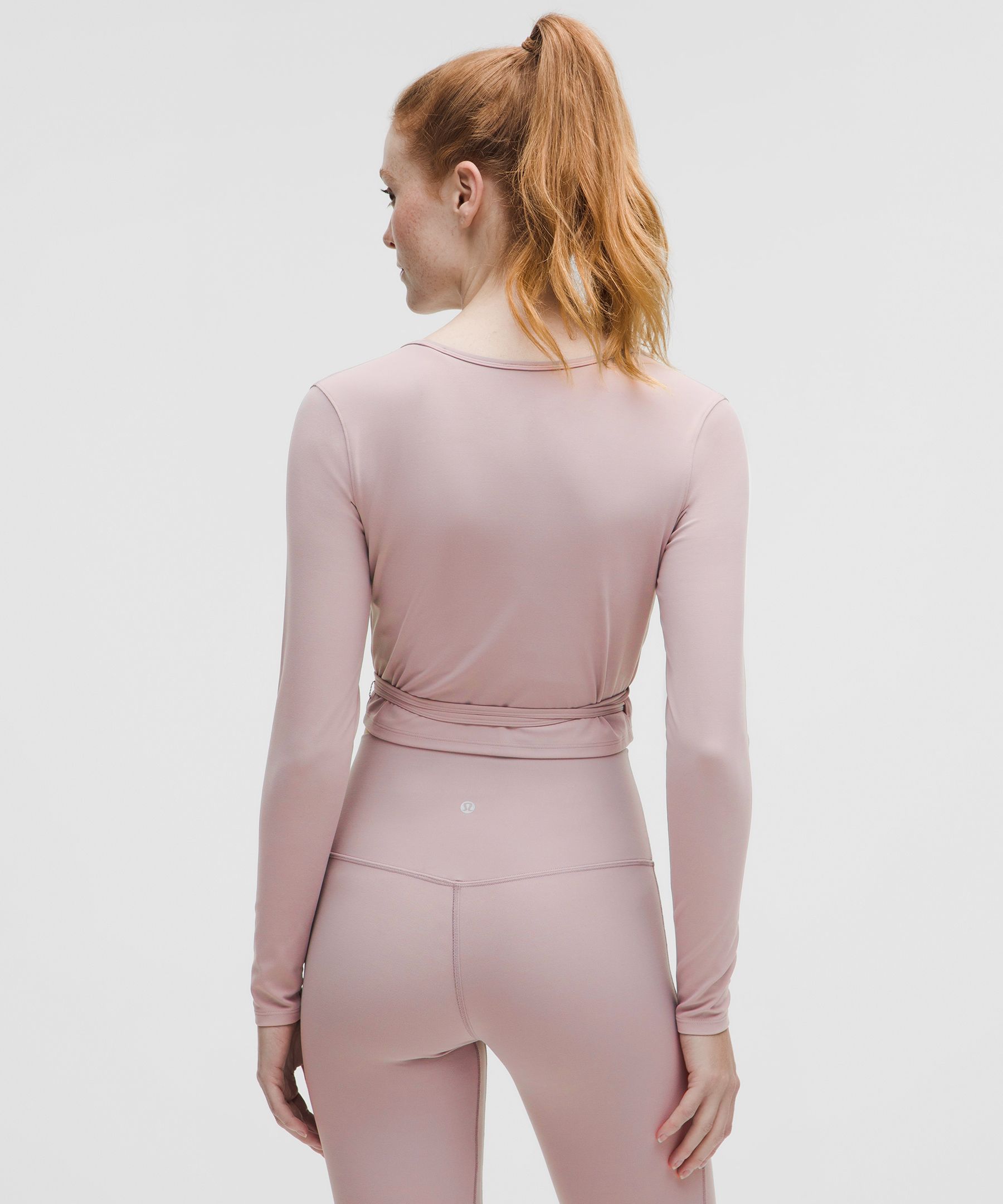 Nulu Long-Sleeve Cropped Wrap | Women's Long Sleeve Shirts