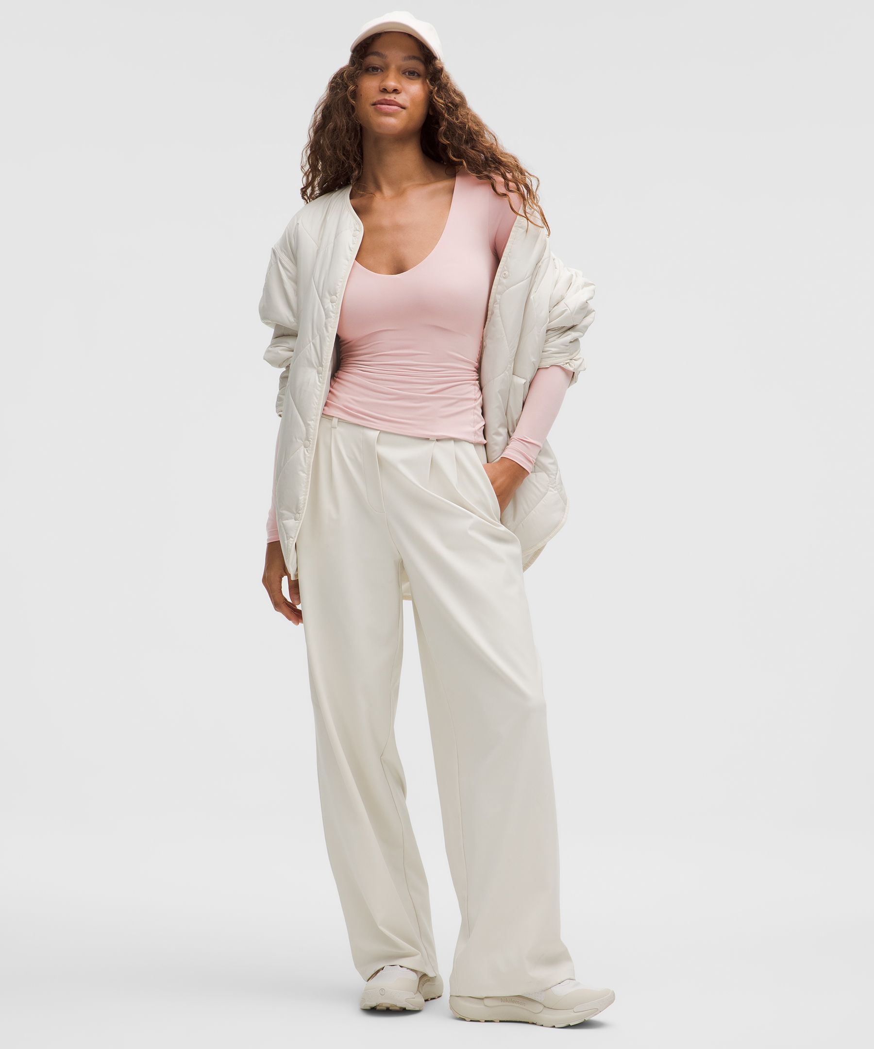 Lululemon Wundermost Ultra-soft Nulu V-neck Long-sleeve Shirt