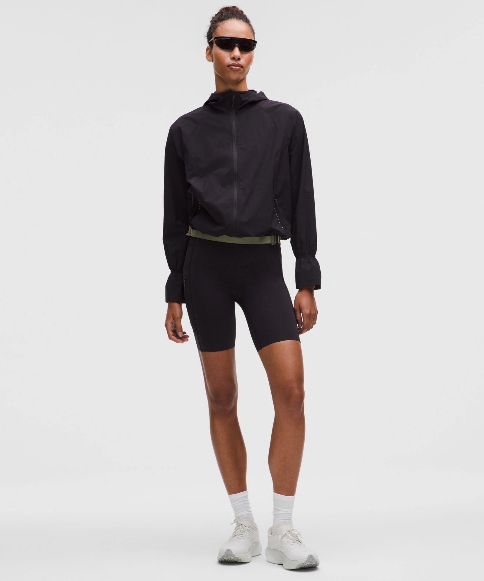 Женская полупрозрачная куртка Lululemon с капюшоном — фото 2