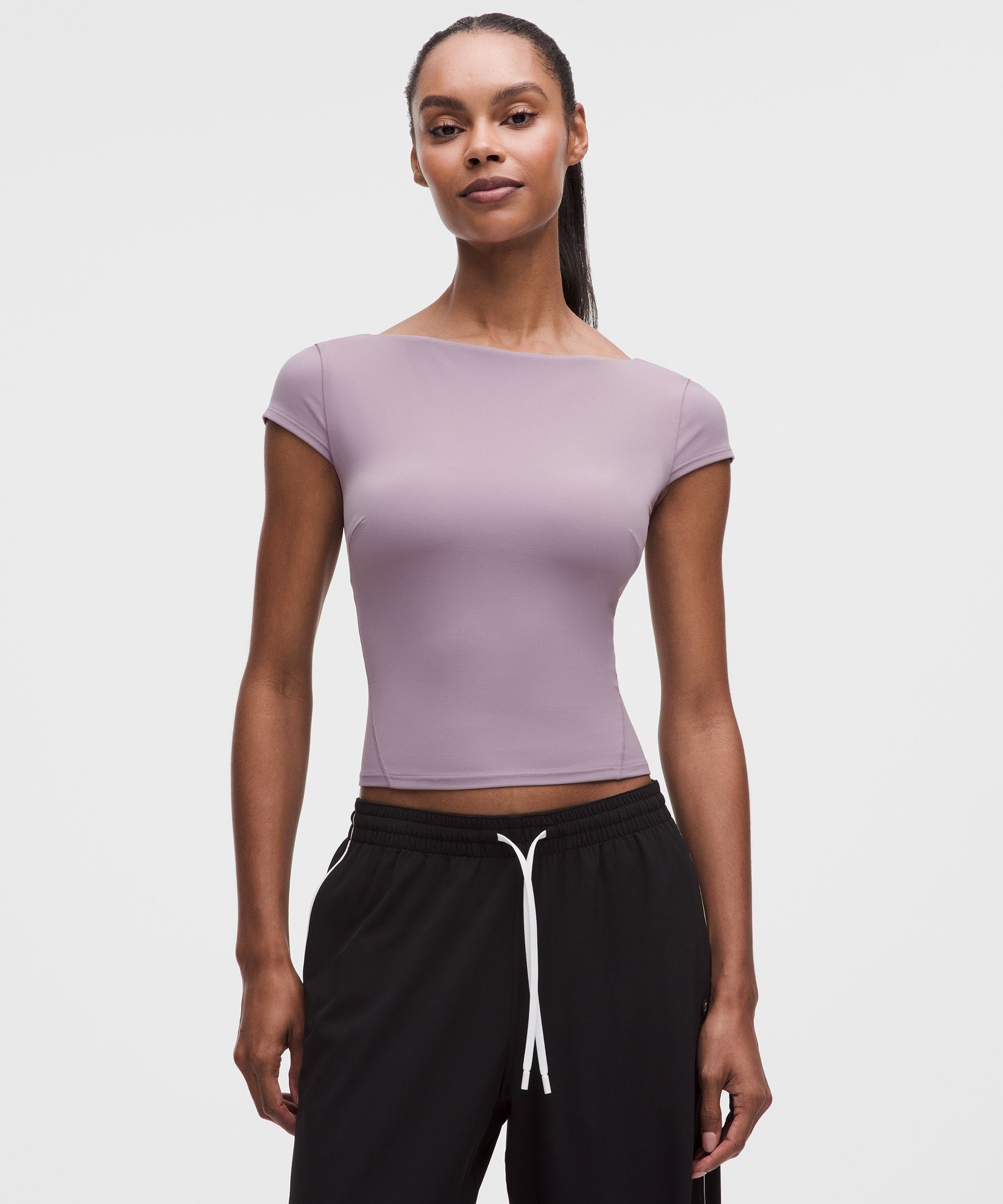 lululemon Align&trade; Scoop-Back Short-Sleeve Shirt *B&ndash;D Cups