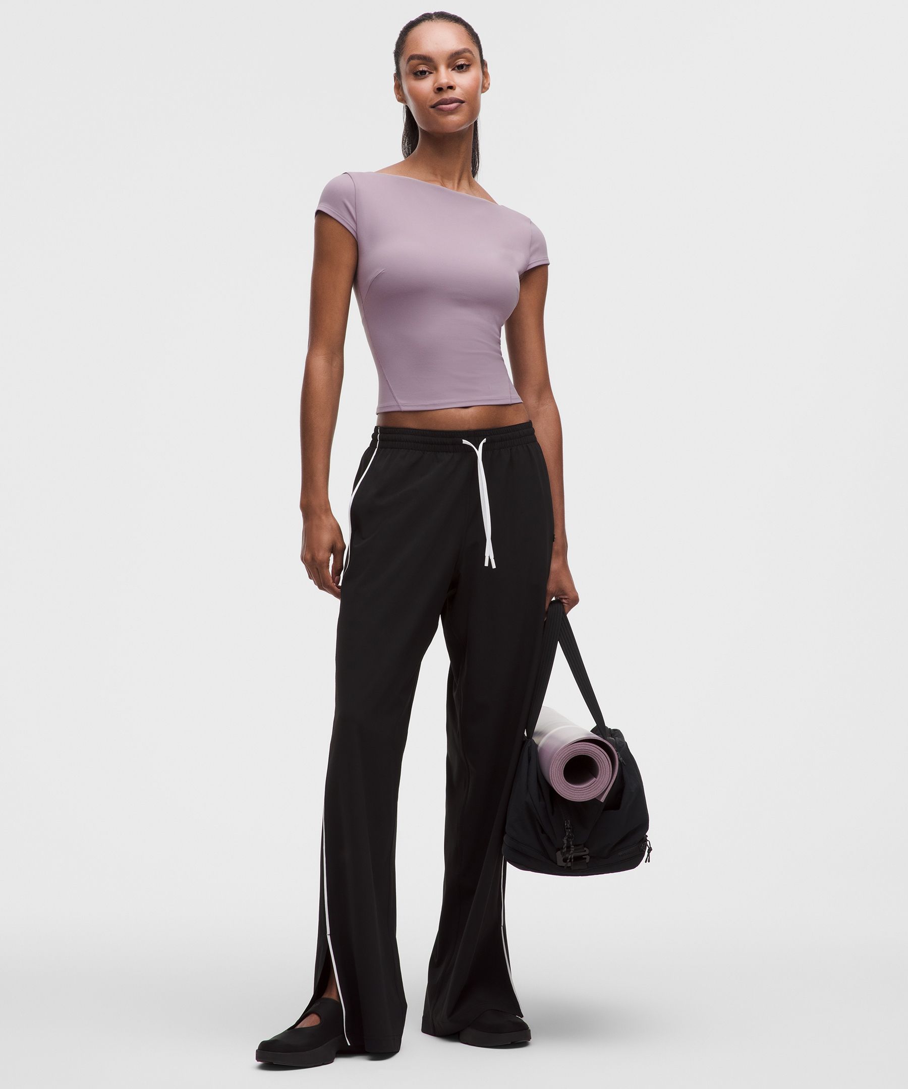 lululemon Align&trade; Scoop-Back Short-Sleeve Shirt *B&ndash;D Cups