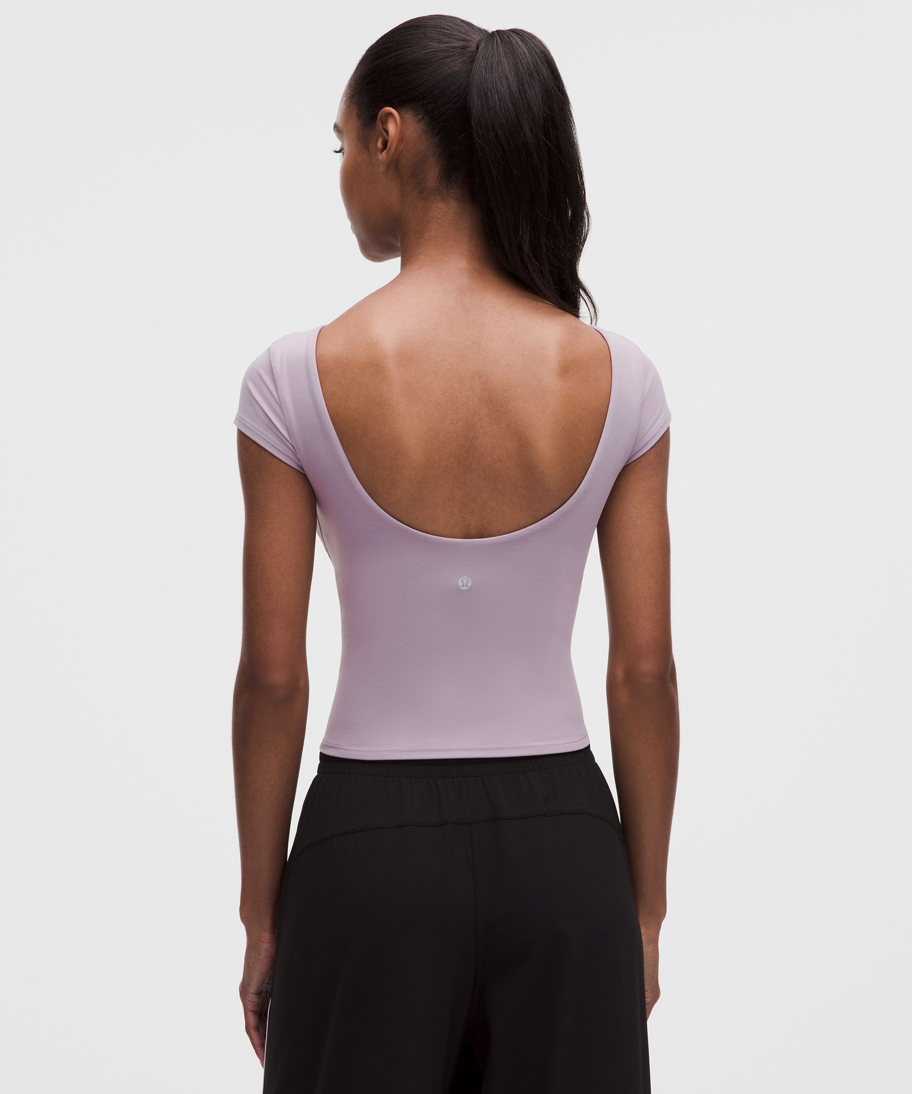 lululemon Align&trade; Scoop-Back Short-Sleeve Shirt *B&ndash;D Cups