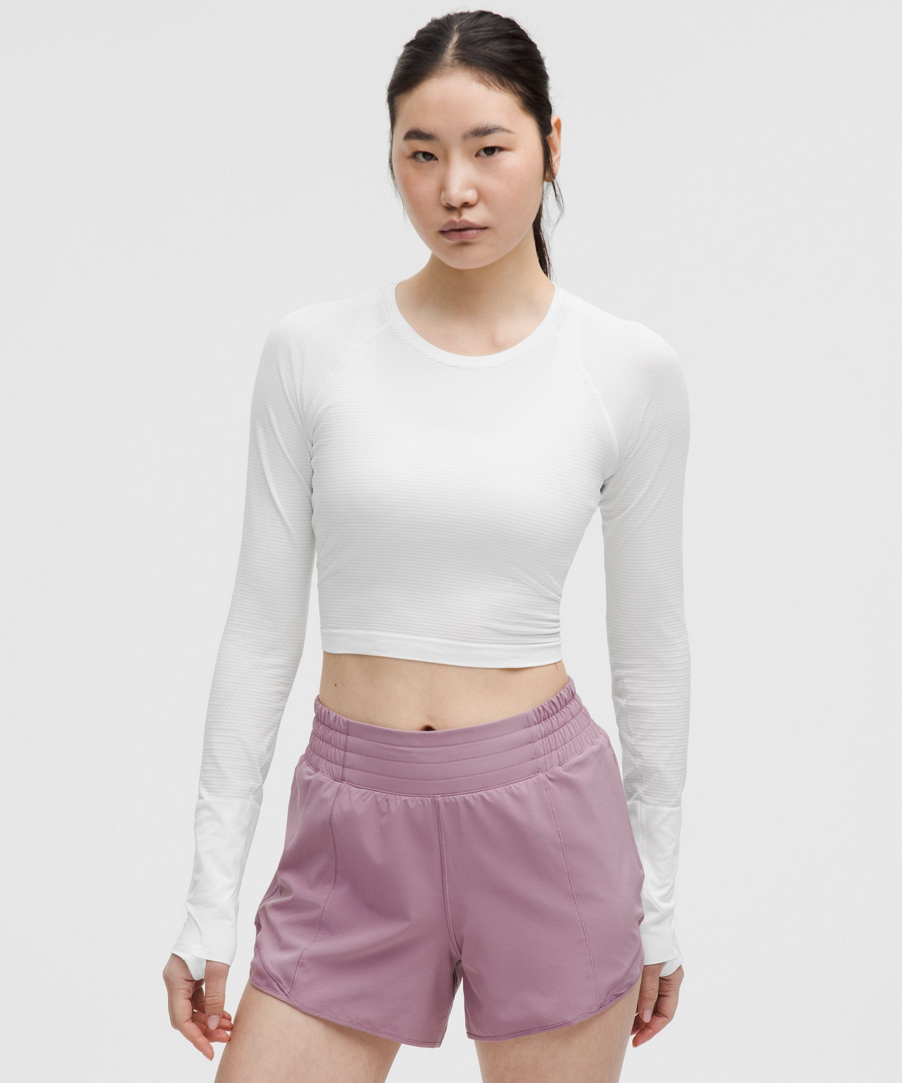 Swiftly Tech Cropped Long-Sleeve Shirt 2.0