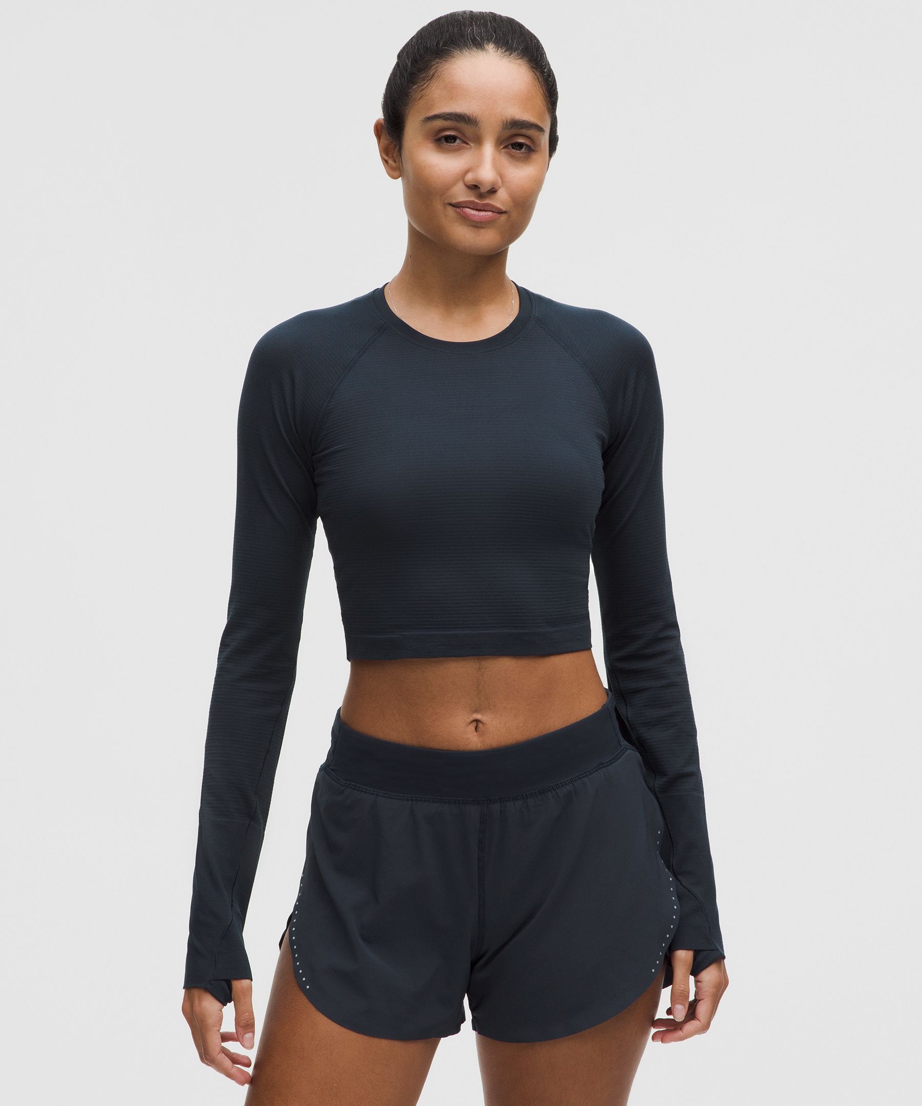 Swiftly Tech Cropped Long-Sleeve Shirt 2.0