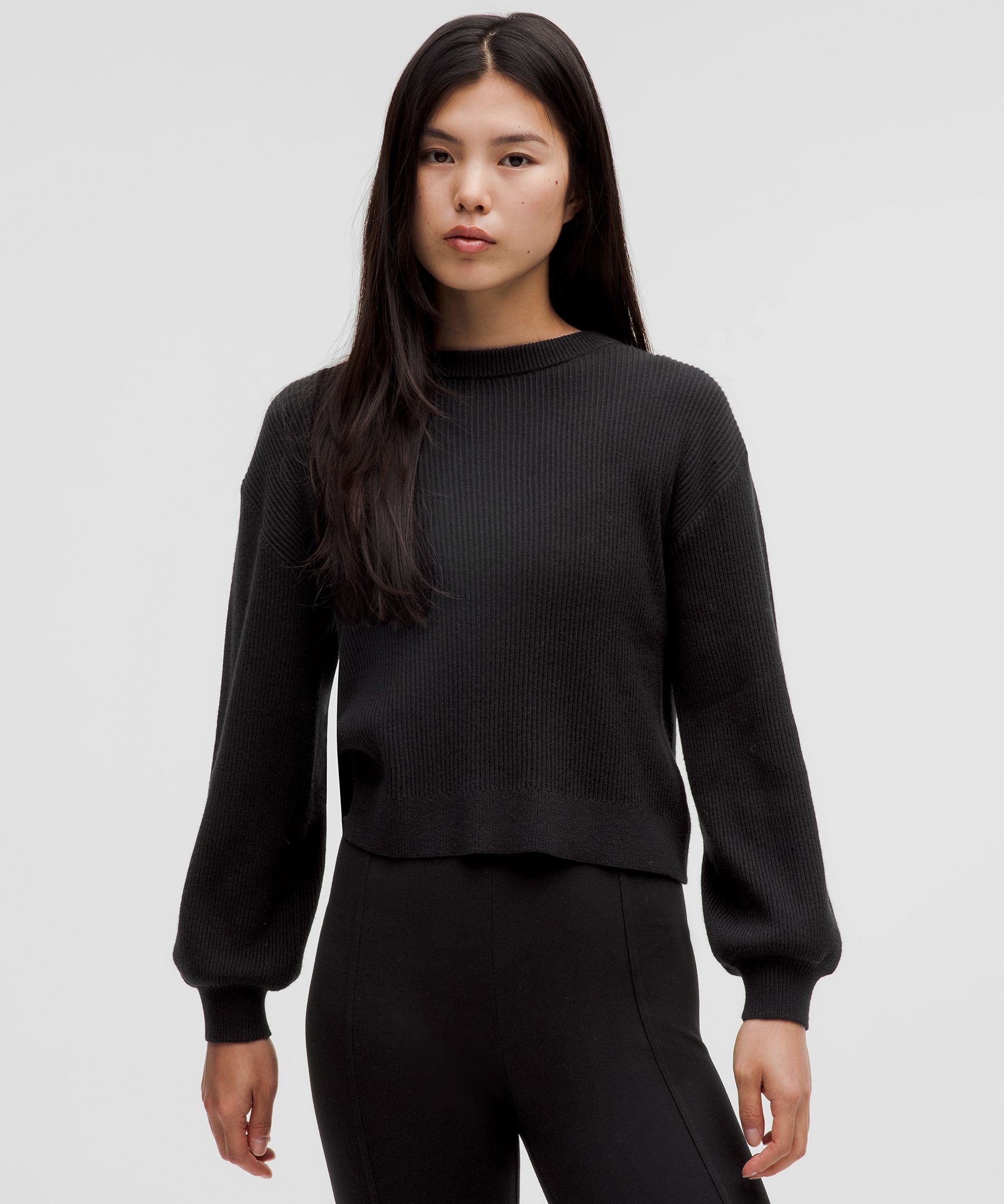 Lululemon black sweater hotsell