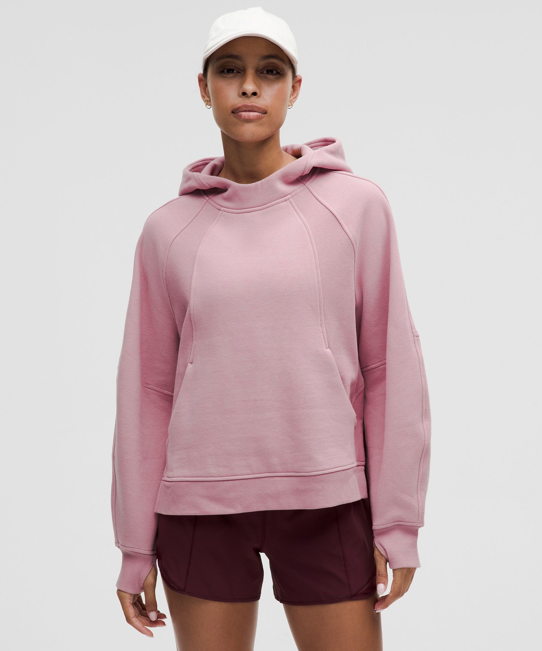 Scuba Oversized Side-Slit Hoodie