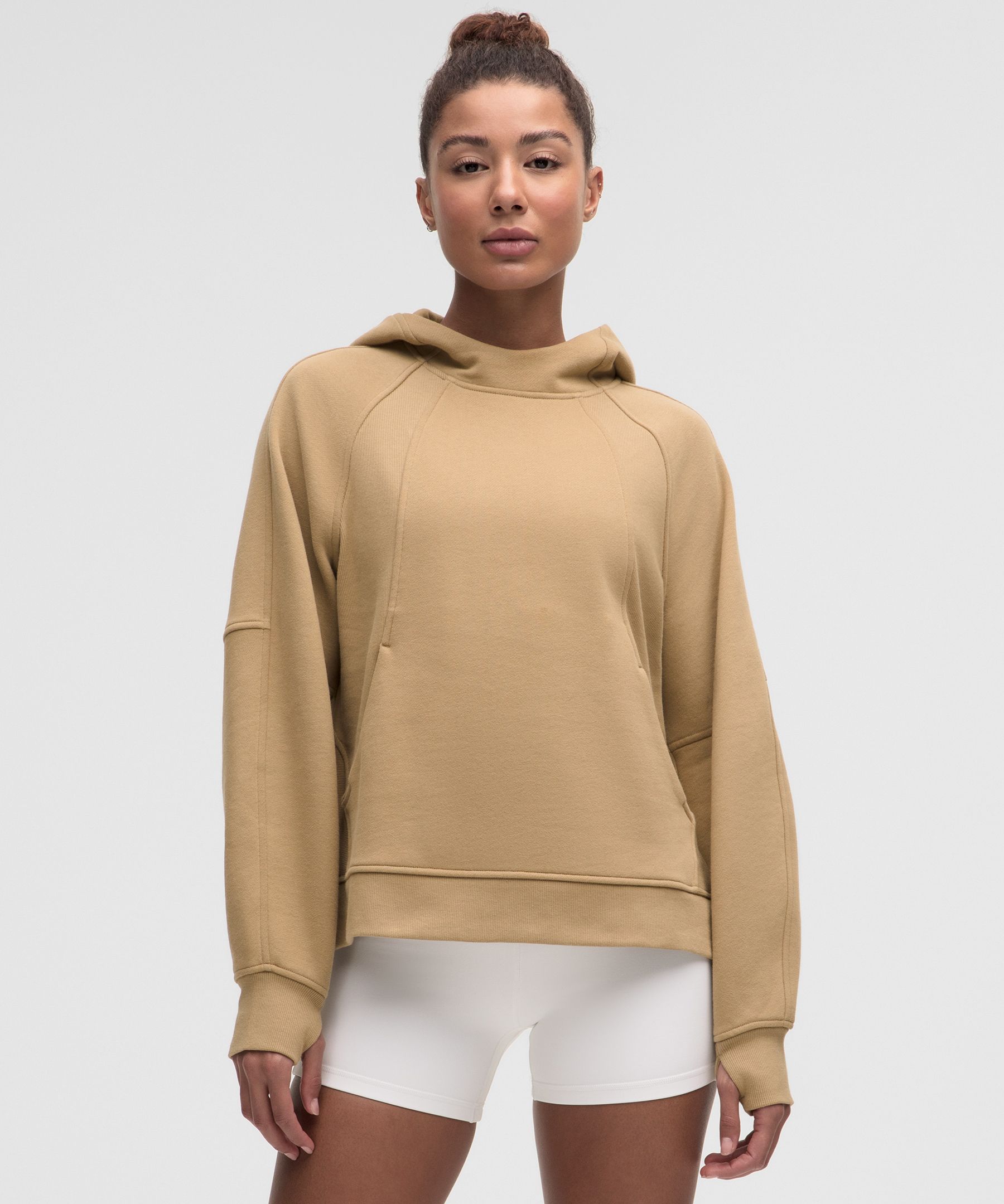 Scuba Oversized Side-Slit Hoodie