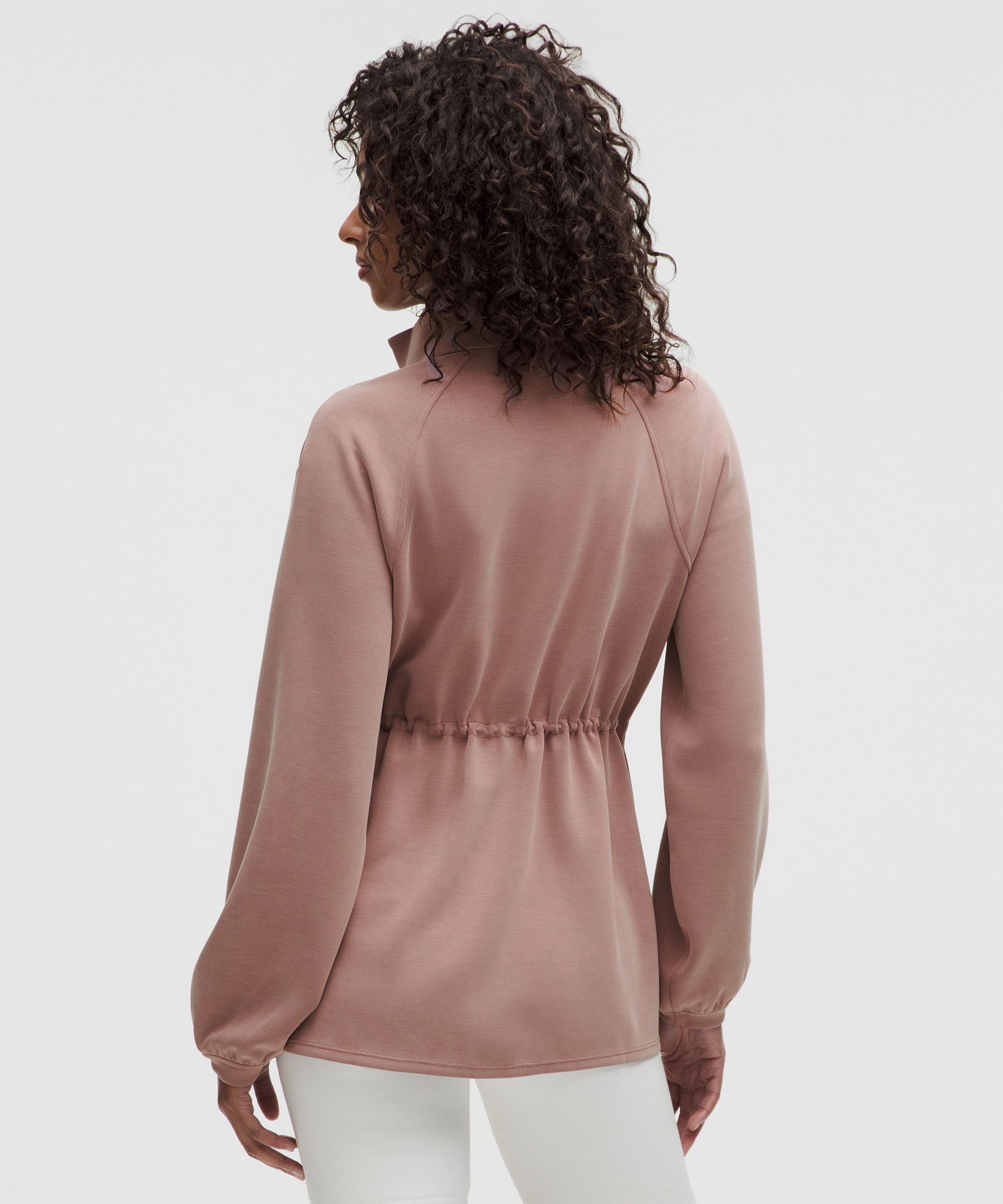 Lululemon Softstreme Cinch-waist Full-zip Jacket