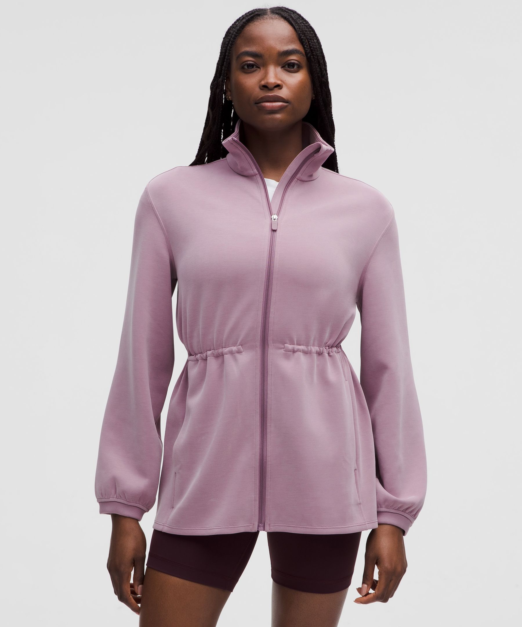 Softstreme Cinch-Waist Full-Zip Jacket