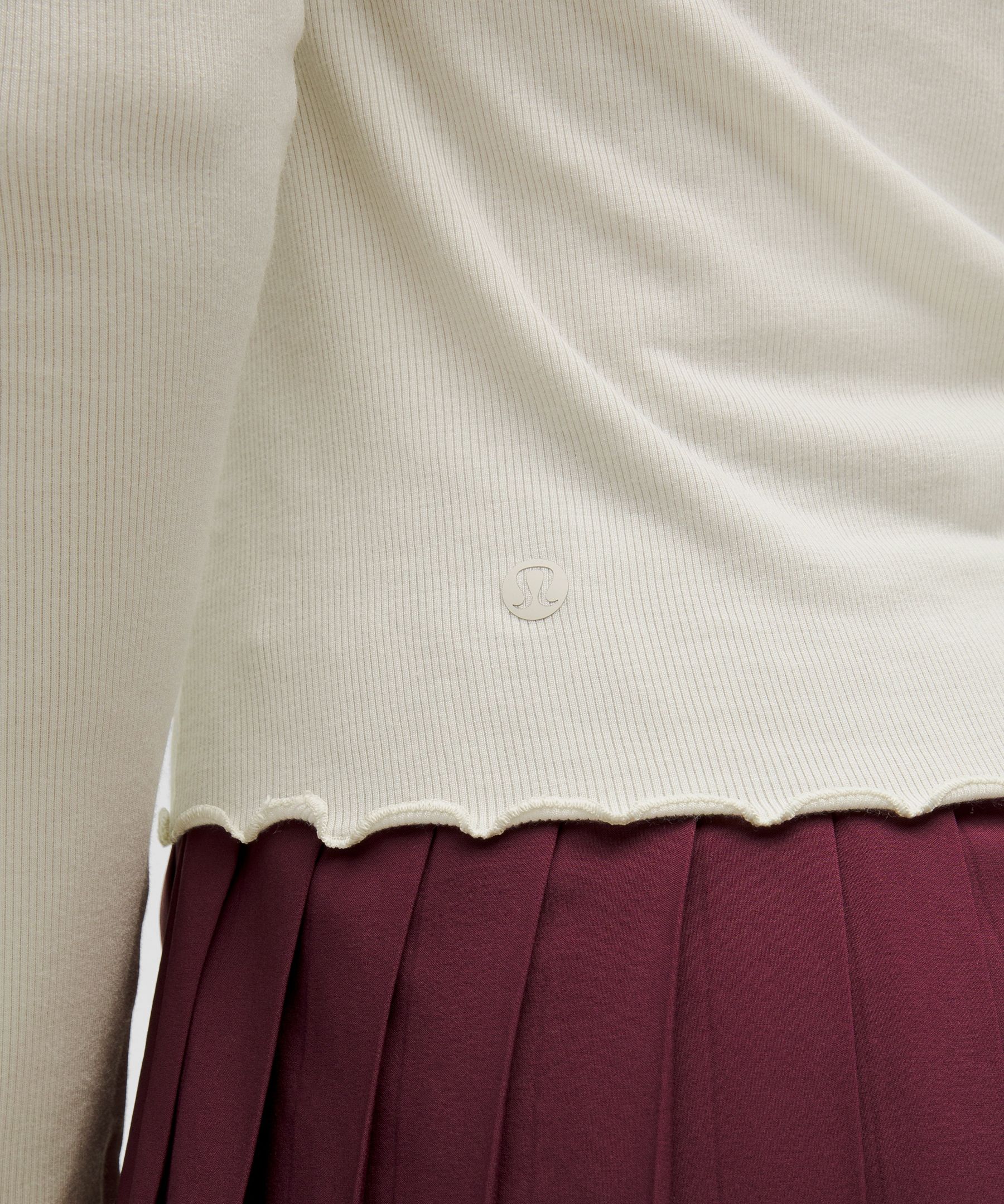Shop Lululemon Hold Tight Lettuce-edge Turtleneck