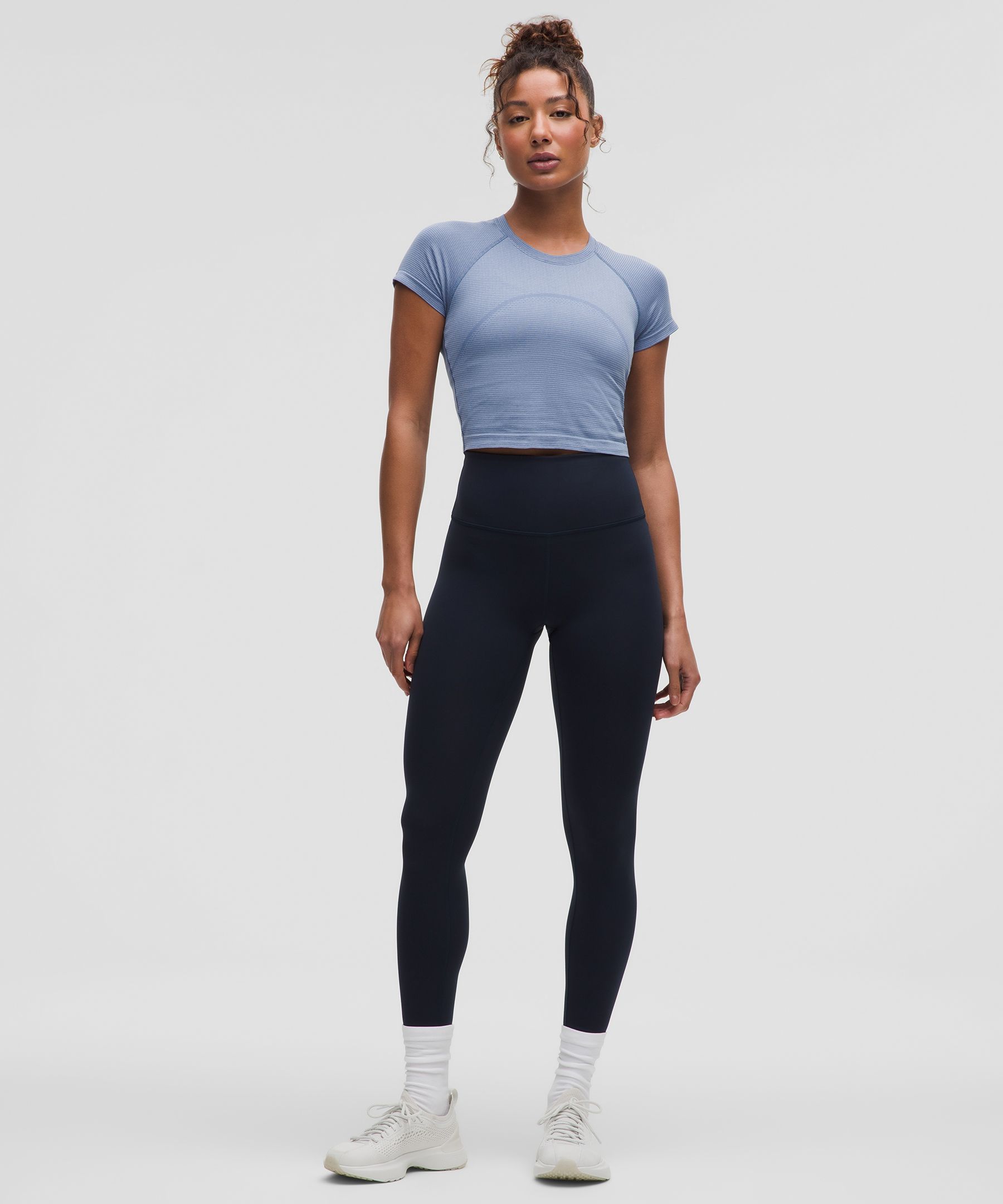 Lululemon Swiftly Tech Cropped Short-sleeve Shirt 2.0