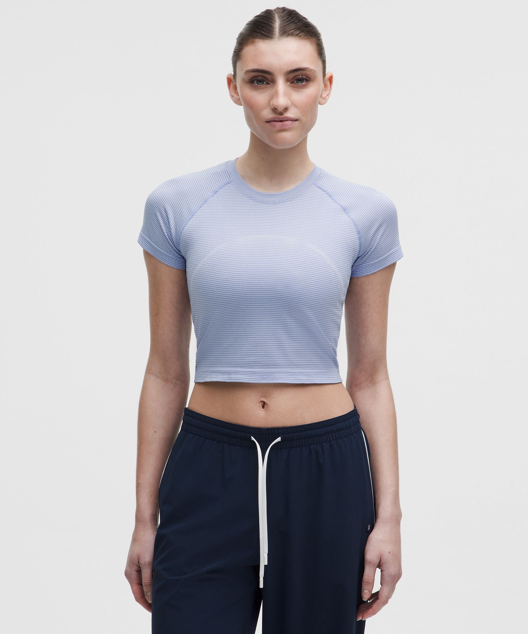 Swiftly Tech Cropped Short-Sleeve Shirt 2.0