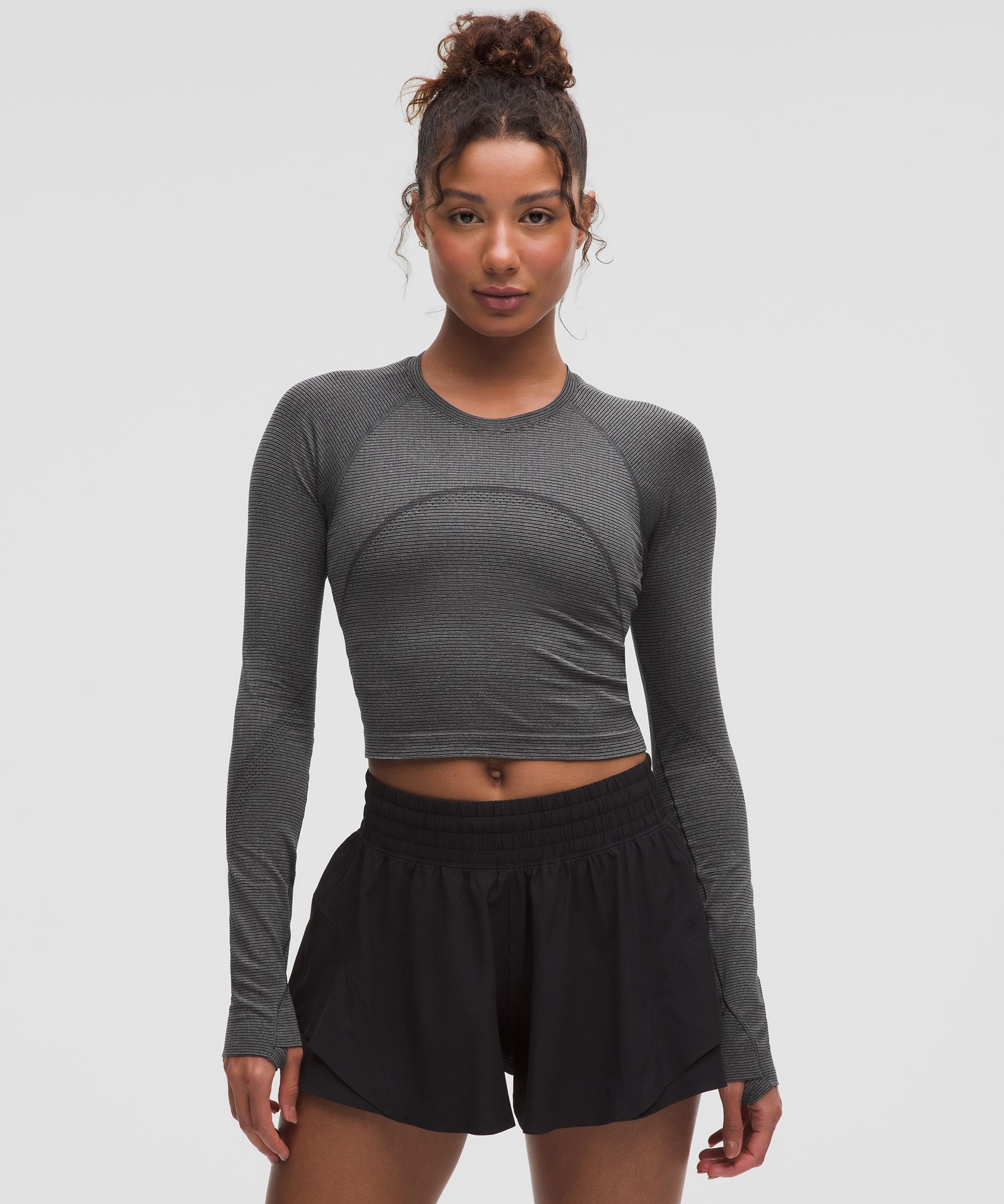 Swiftly Tech Cropped Long-Sleeve Shirt 2.0