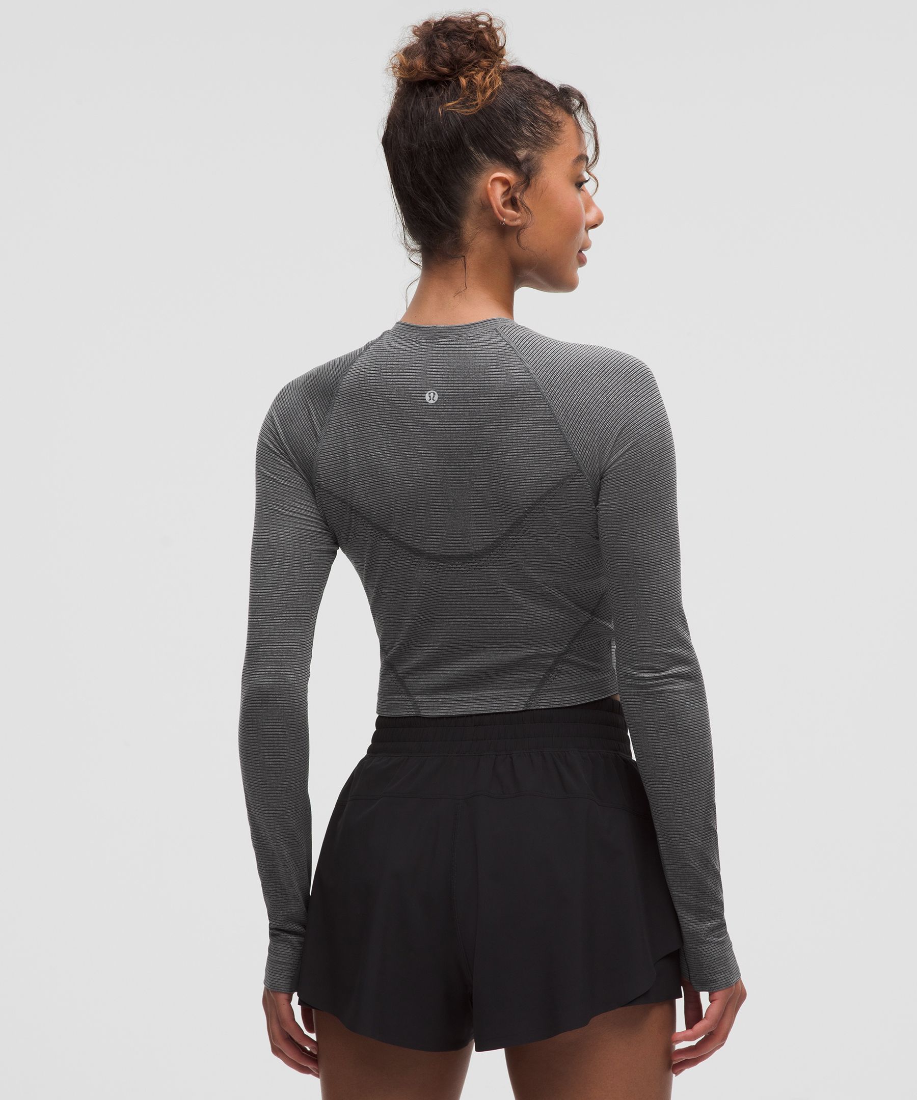 Lululemon Swiftly Tech Cropped Long-sleeve Shirt 2.0