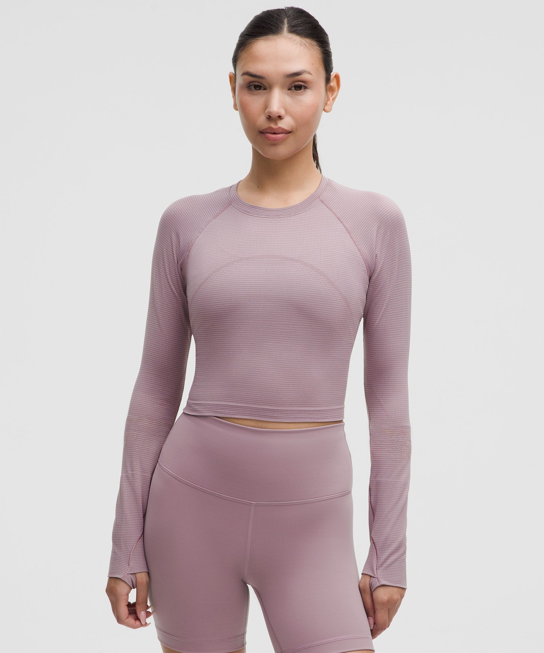 Swiftly Tech Cropped Long-Sleeve Shirt 2.0