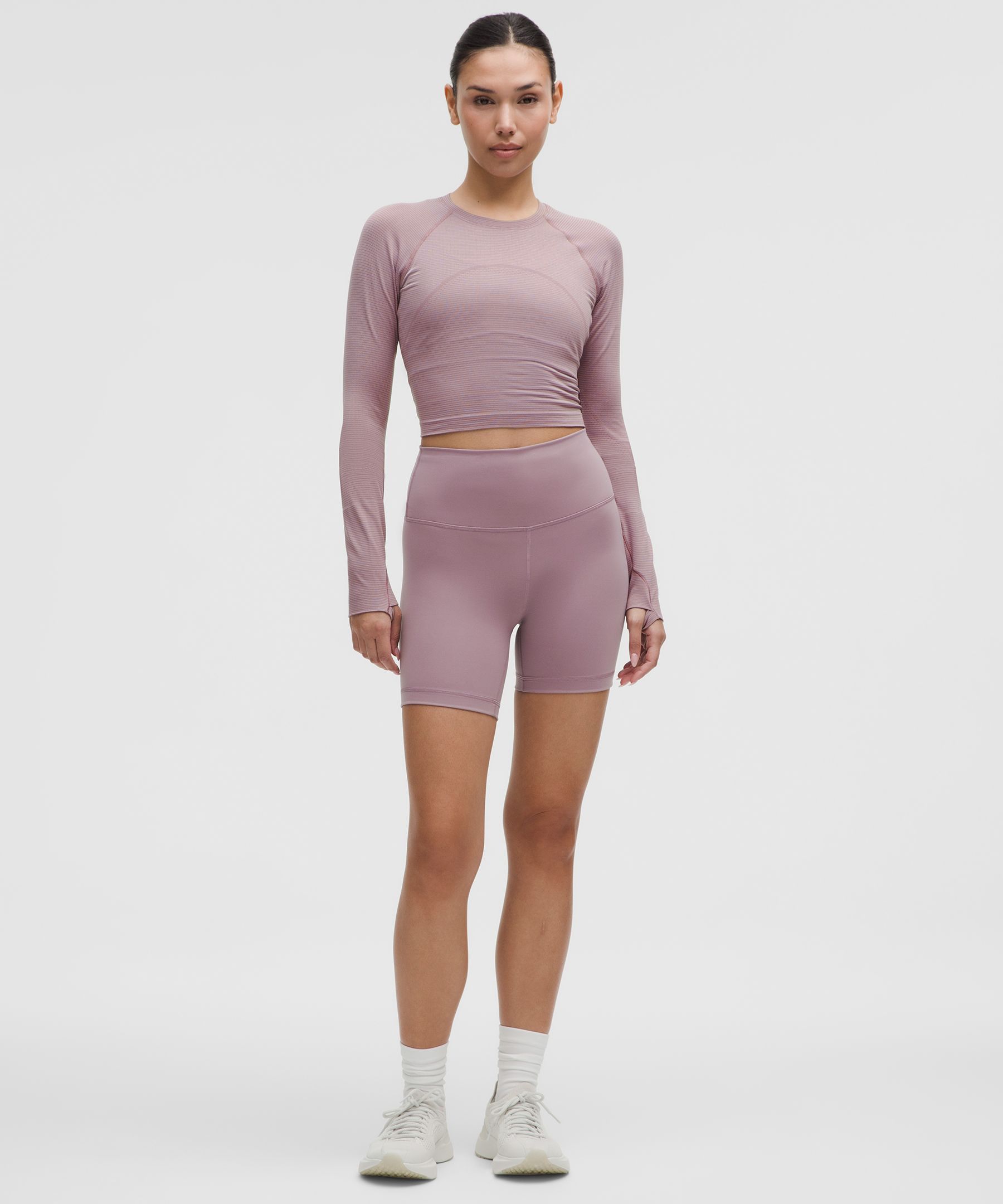 ヨガ lululemon - Lululemon Swiftly Tech Long Sleeve 2.0 Lululemon Swiftly Tech Long Sleeve 2.0 *Race - Graphite Grey