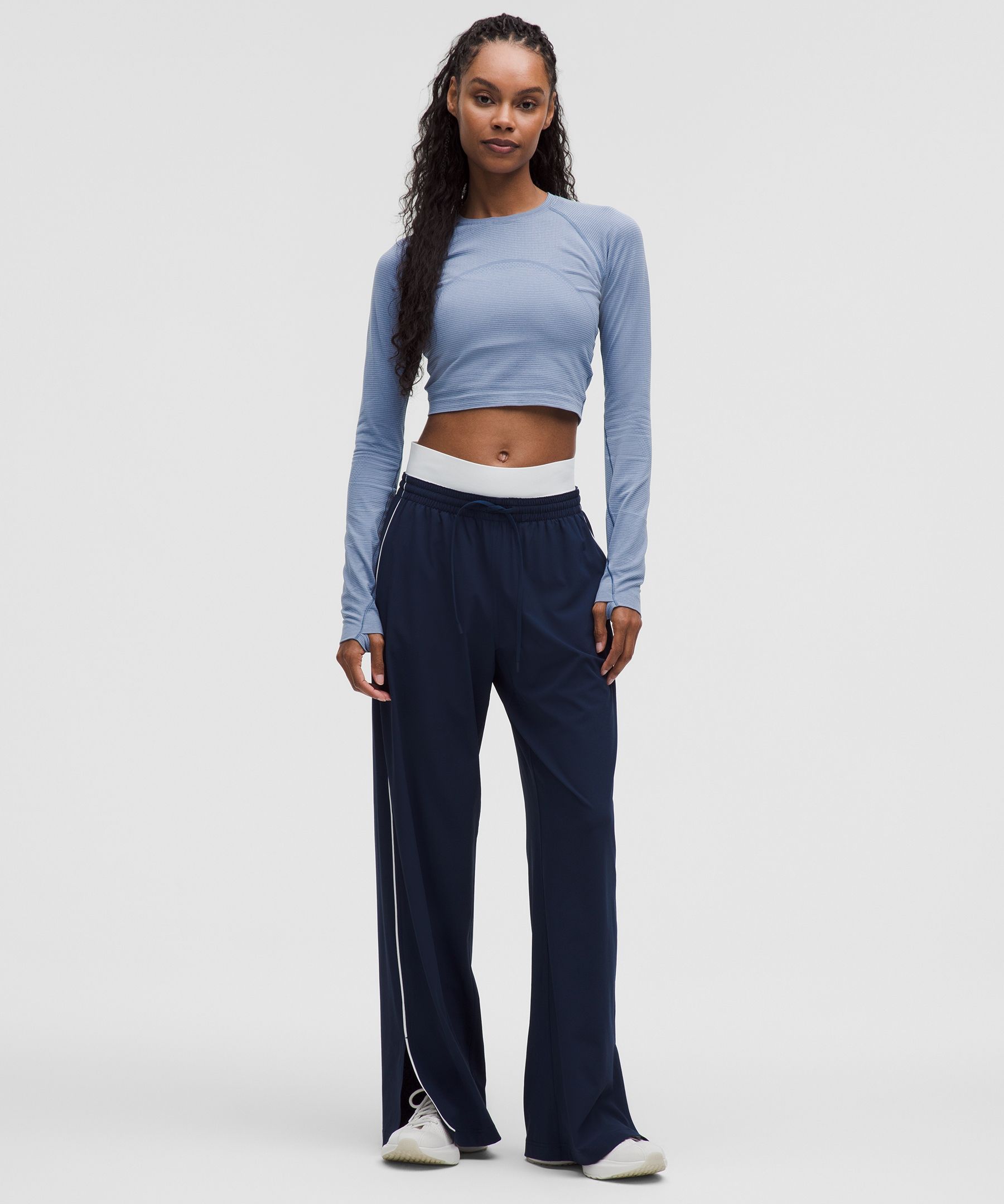 Lululemon Swiftly Tech Cropped Long-sleeve Shirt 2.0