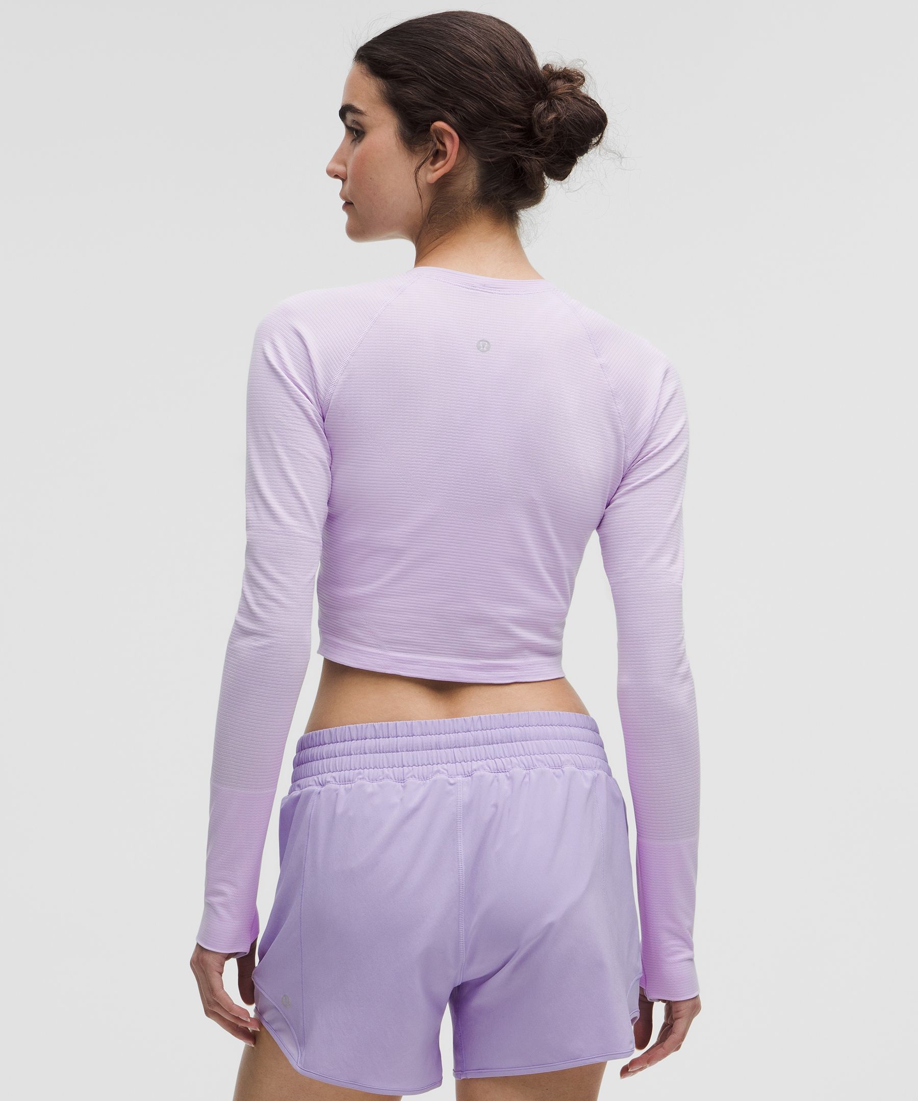 Lululemon Swiftly Tech Cropped Long-sleeve Shirt 2.0