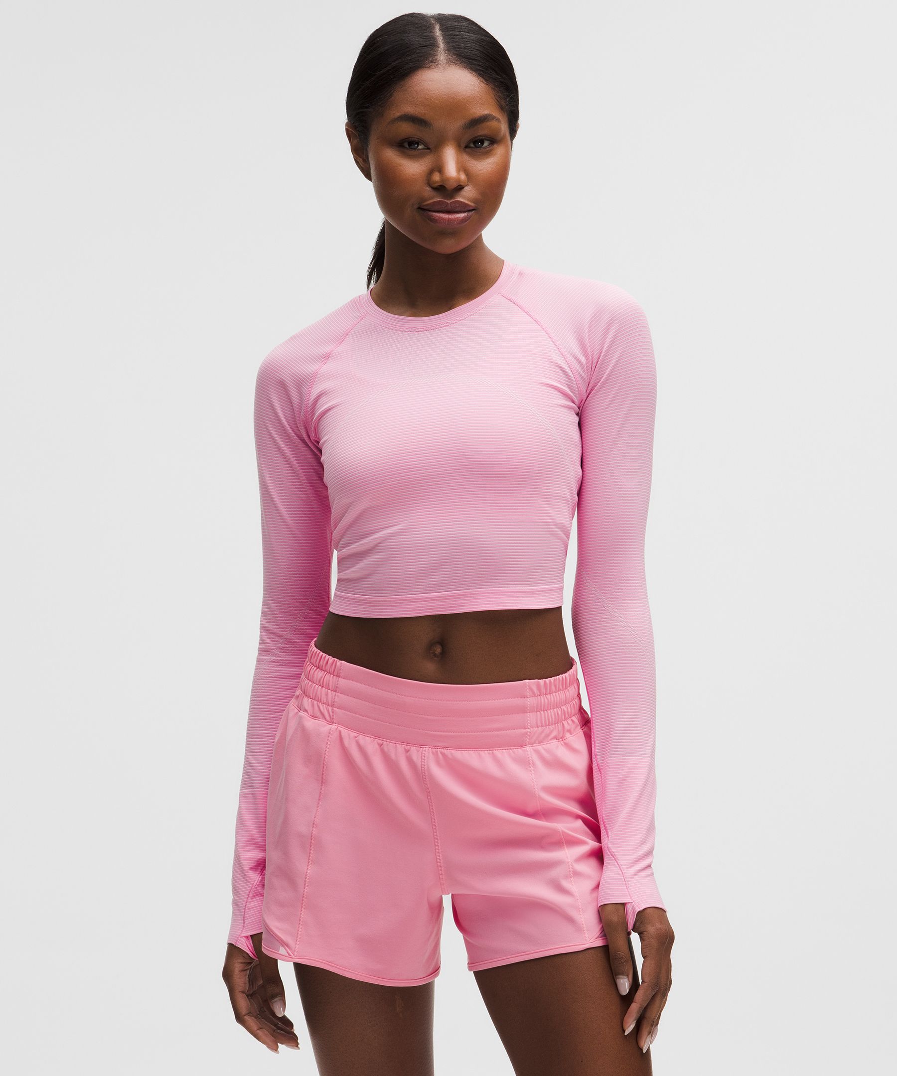 Swiftly Tech Cropped Long-Sleeve Shirt 2.0