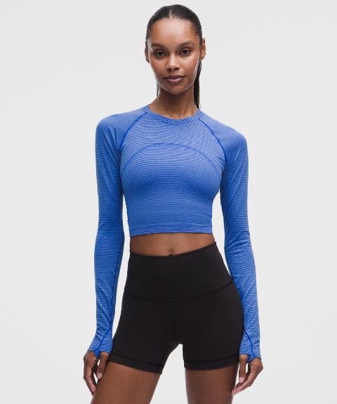 Женский укороченный лонгслив Lululemon Swiftly Tech 2.0