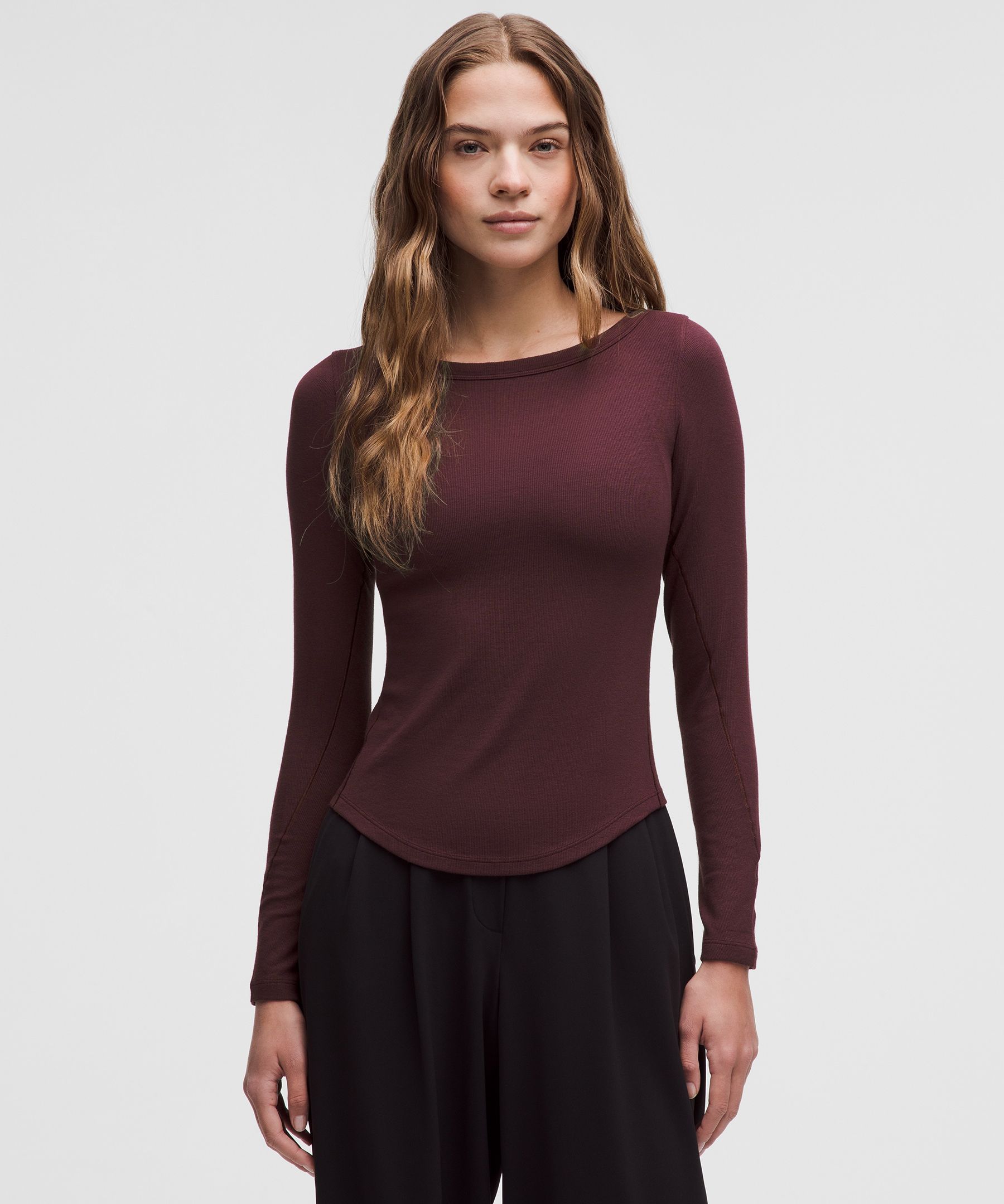 Hold Tight Boatneck Long-Sleeve Shirt