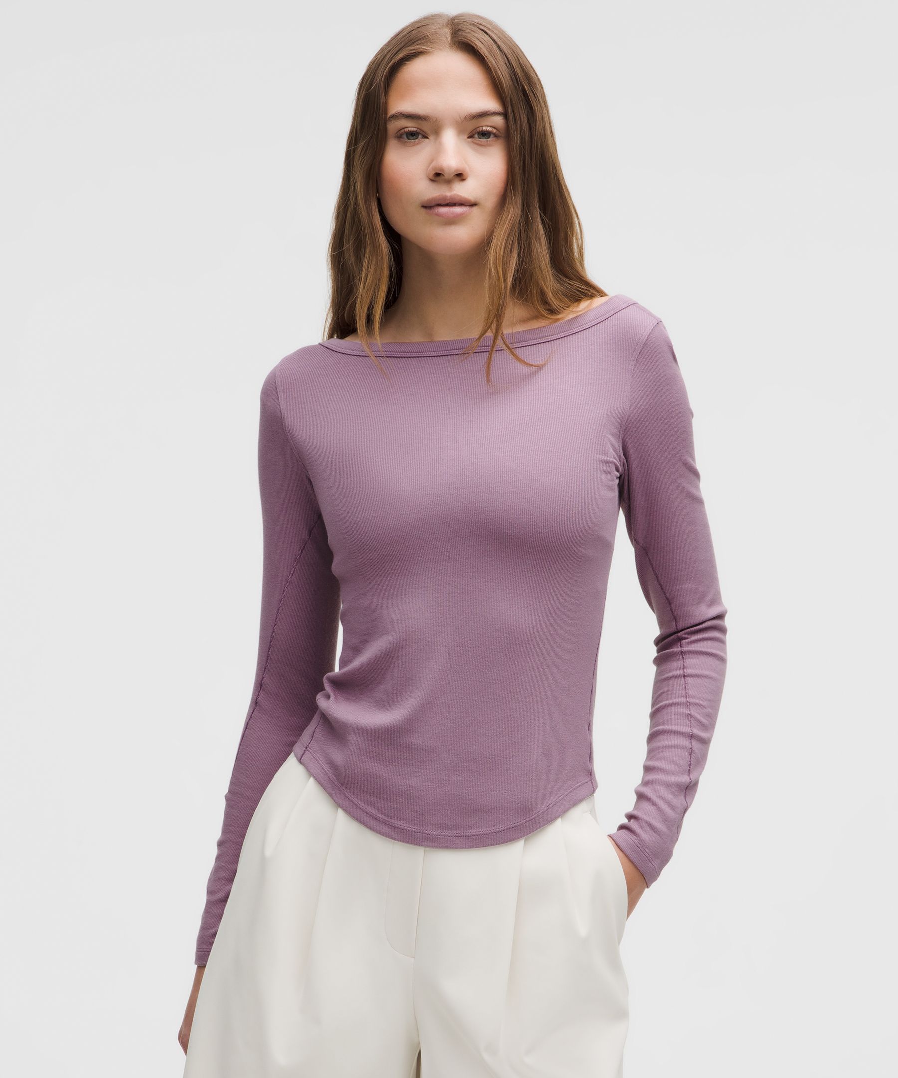 Hold Tight Boatneck Long-Sleeve Shirt