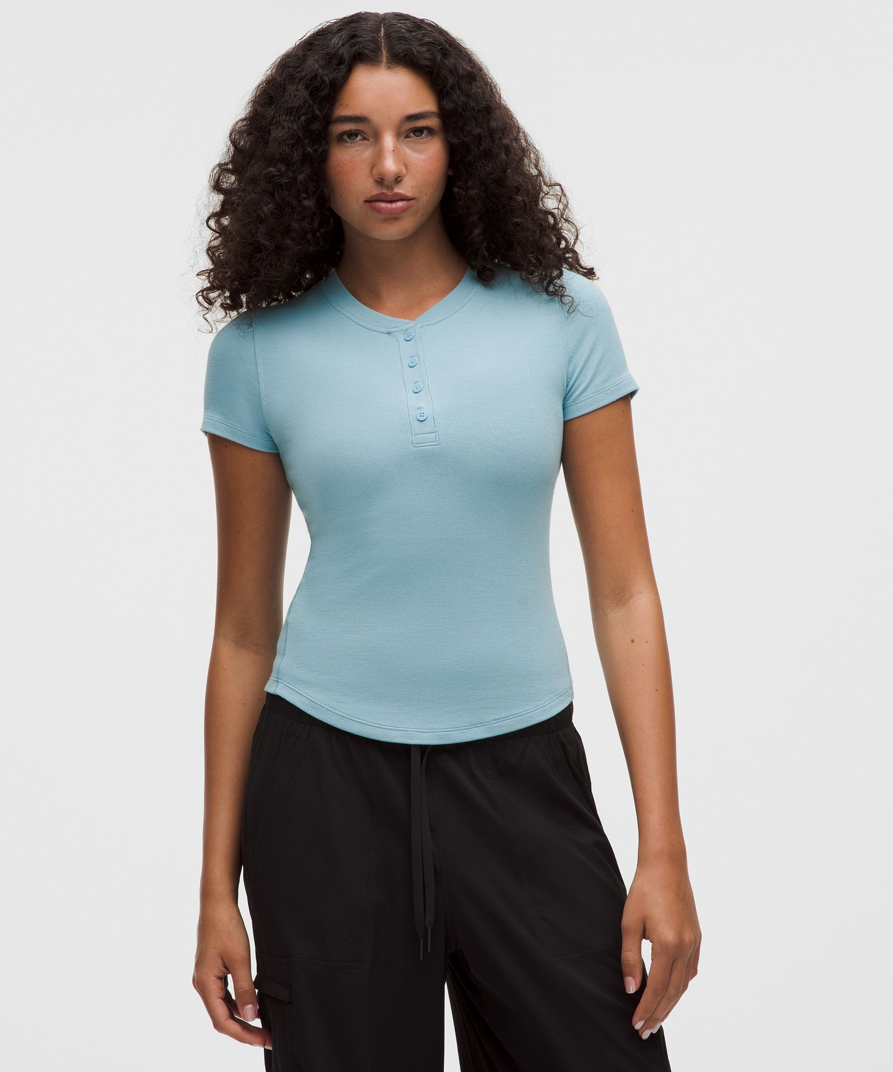 Hold Tight Short-Sleeve Henley
