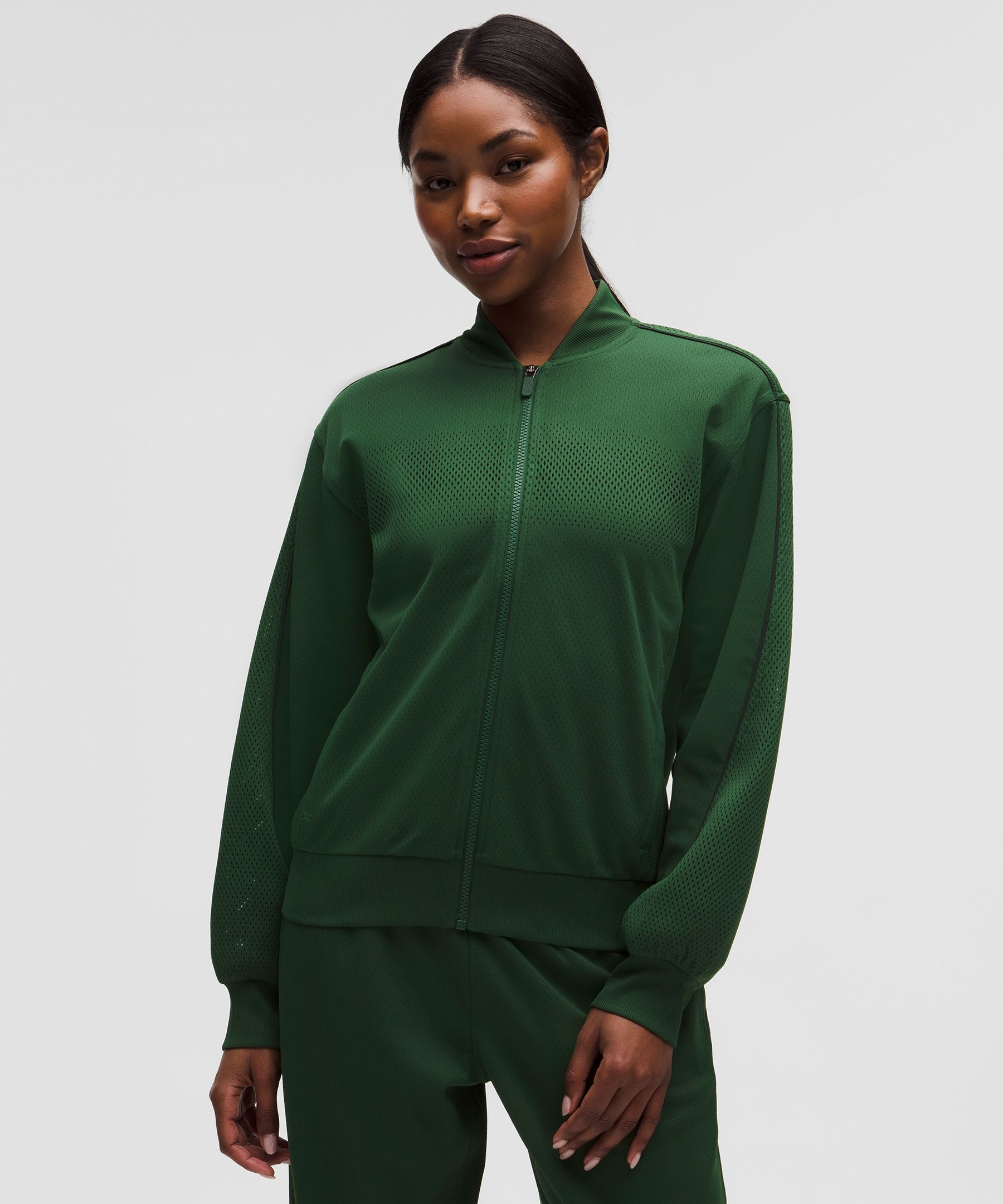 Women's Engineered Knit Mesh Tennis Jacket
