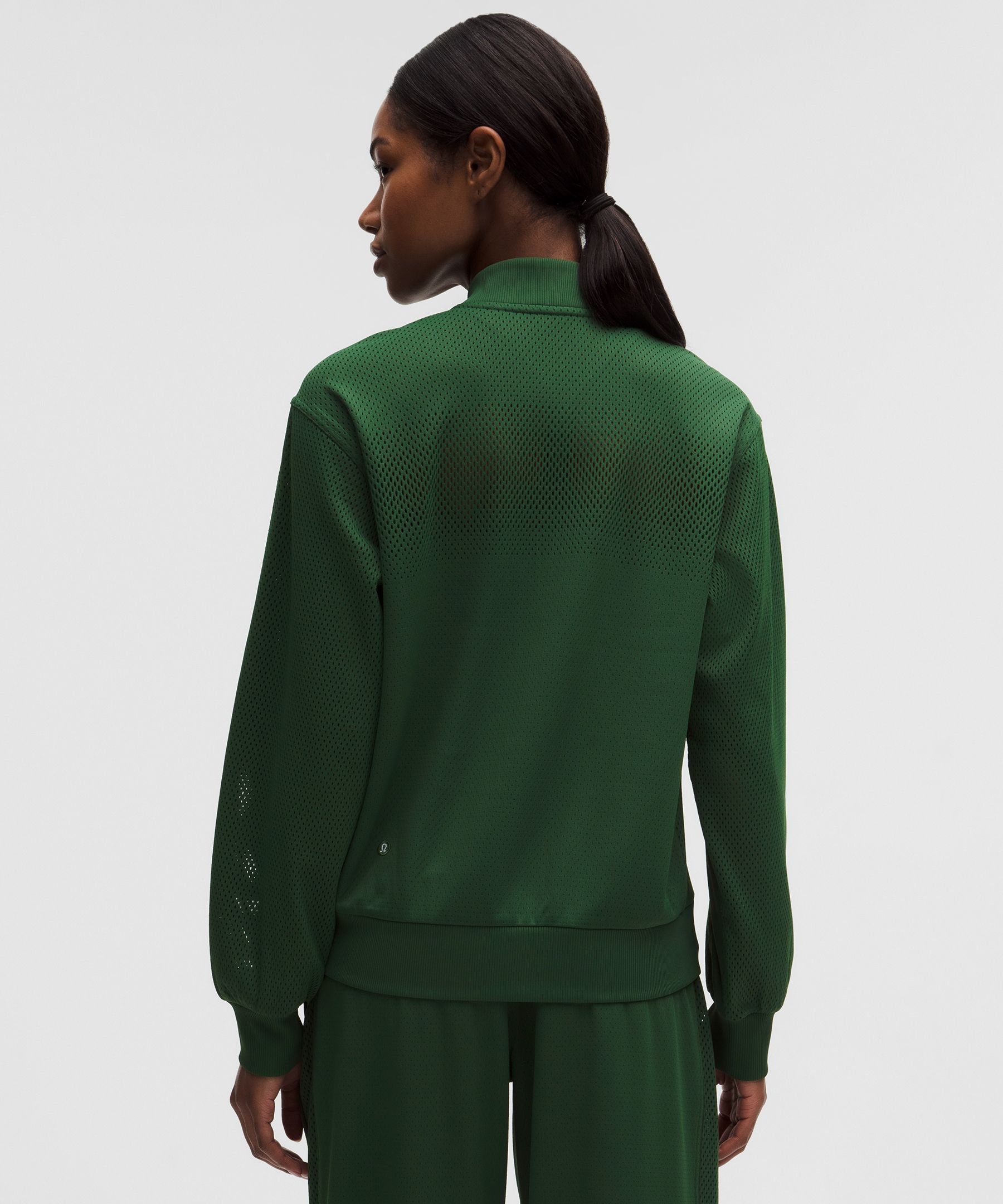 Women's Engineered Knit Mesh Tennis Jacket