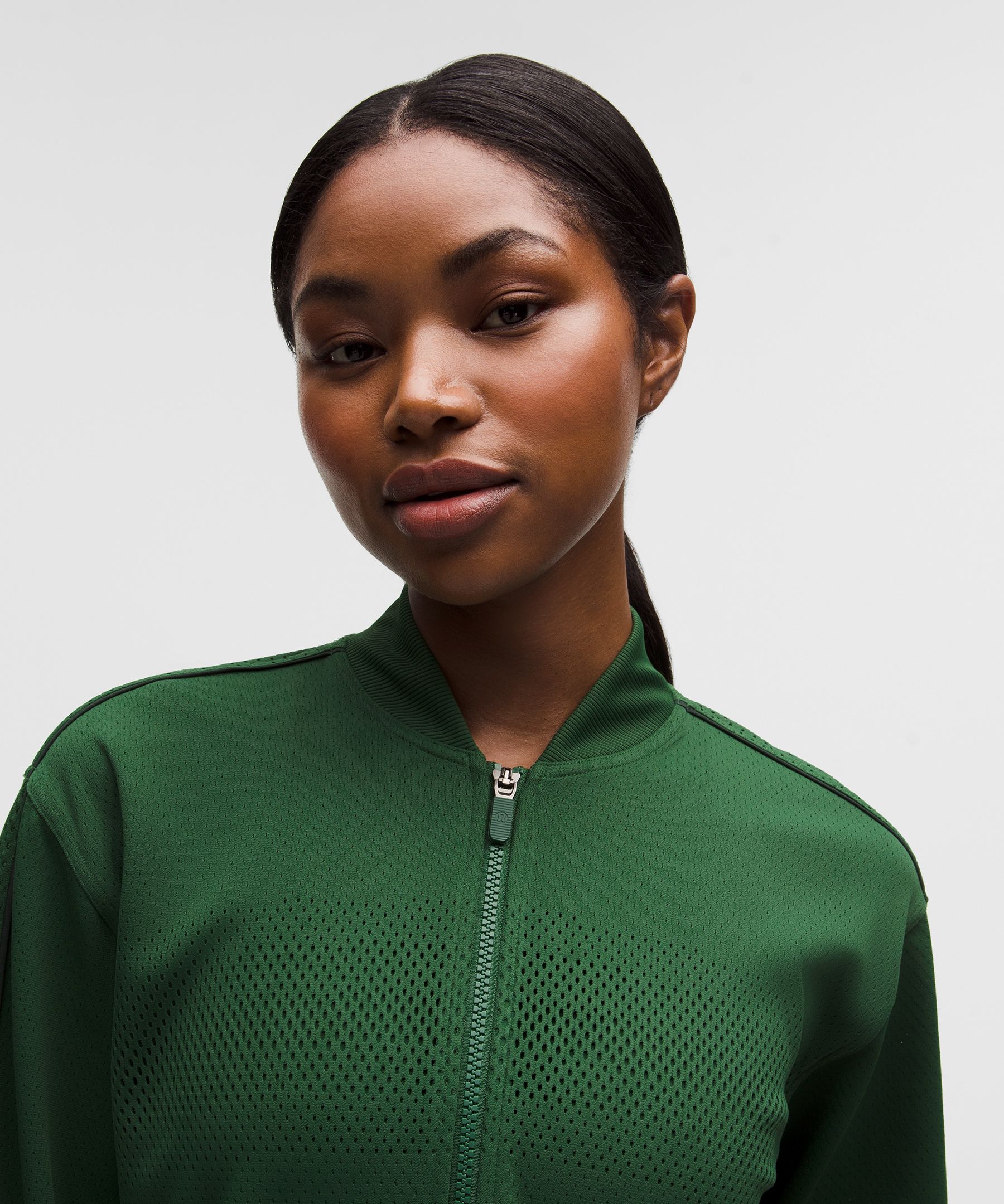 Women's Engineered Knit Mesh Tennis Jacket