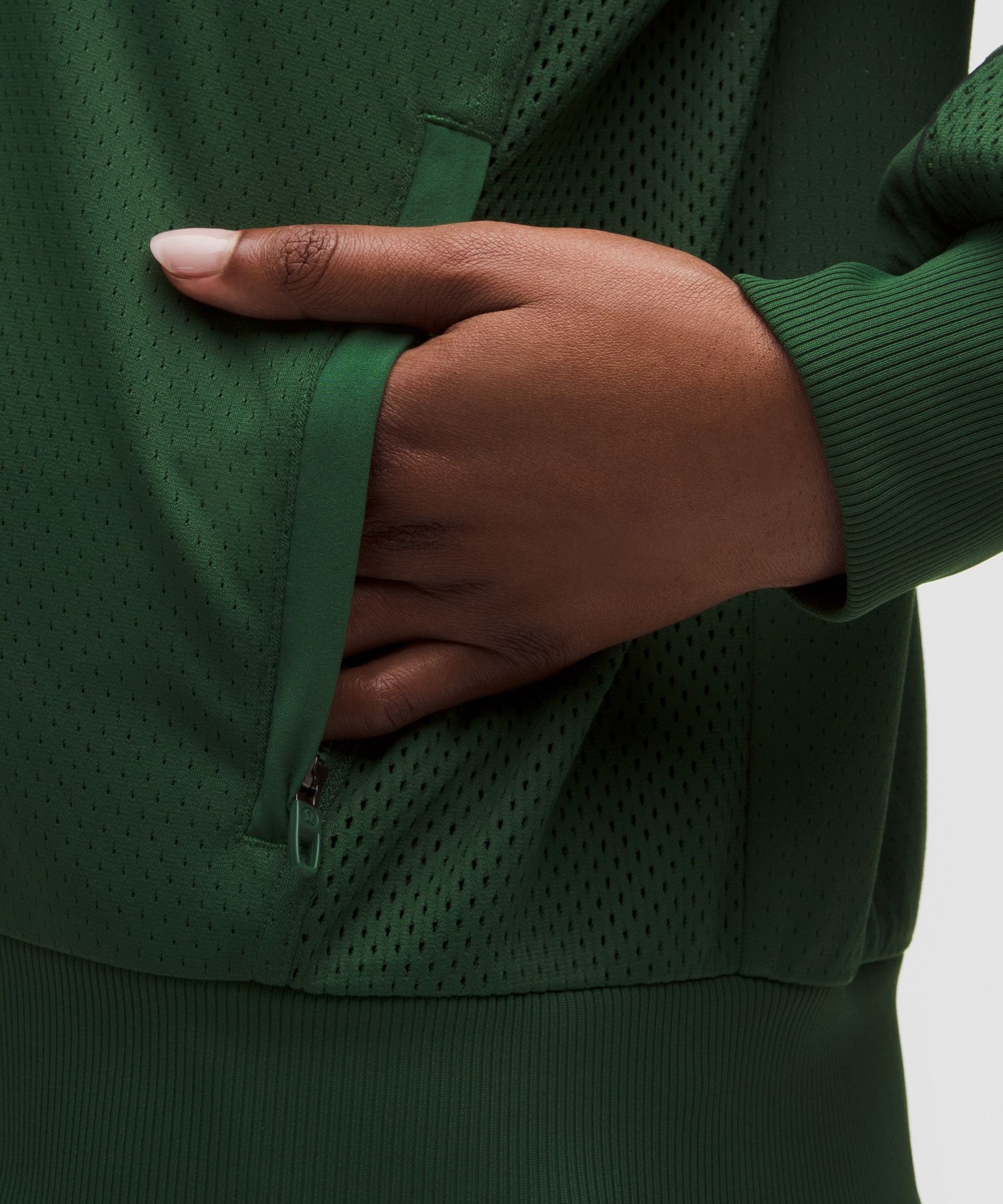 Women's Engineered Knit Mesh Tennis Jacket