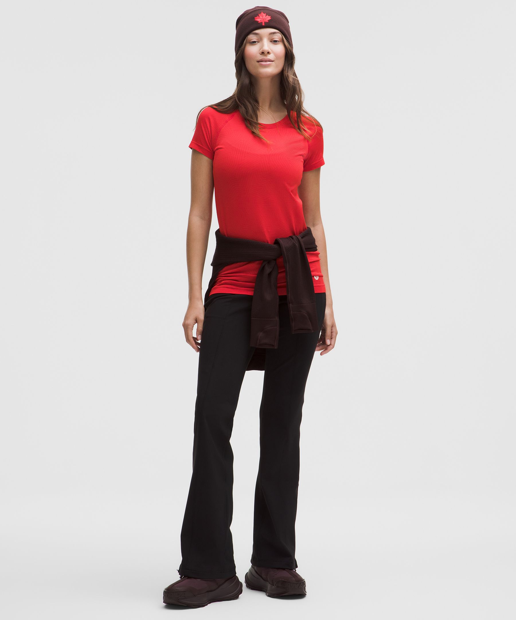 Team Canada Swiftly Tech Short-Sleeve Shirt 2.0 Hip Length *CPC Logo