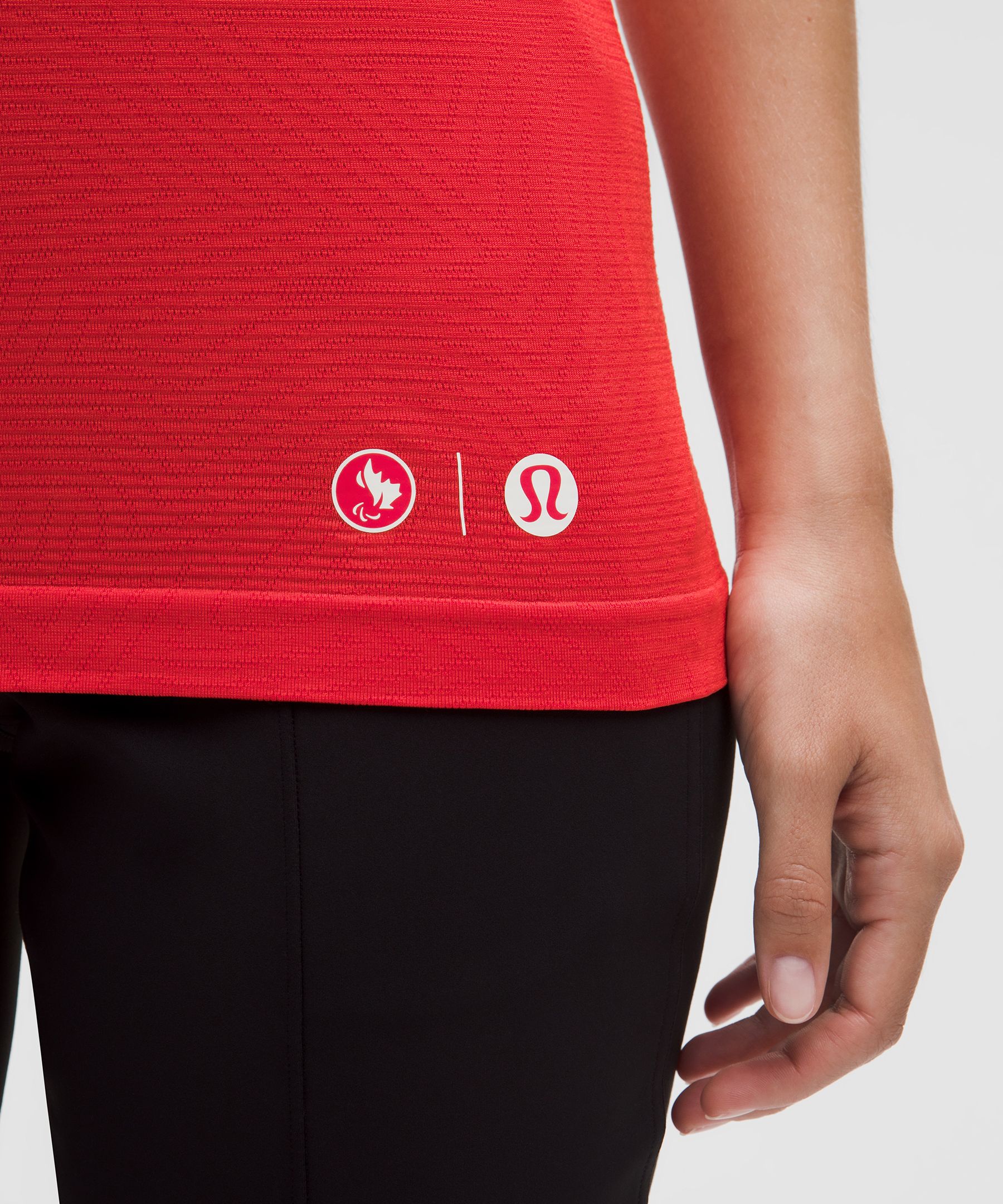 Team Canada Swiftly Tech Short-Sleeve Shirt 2.0 Hip Length *CPC Logo