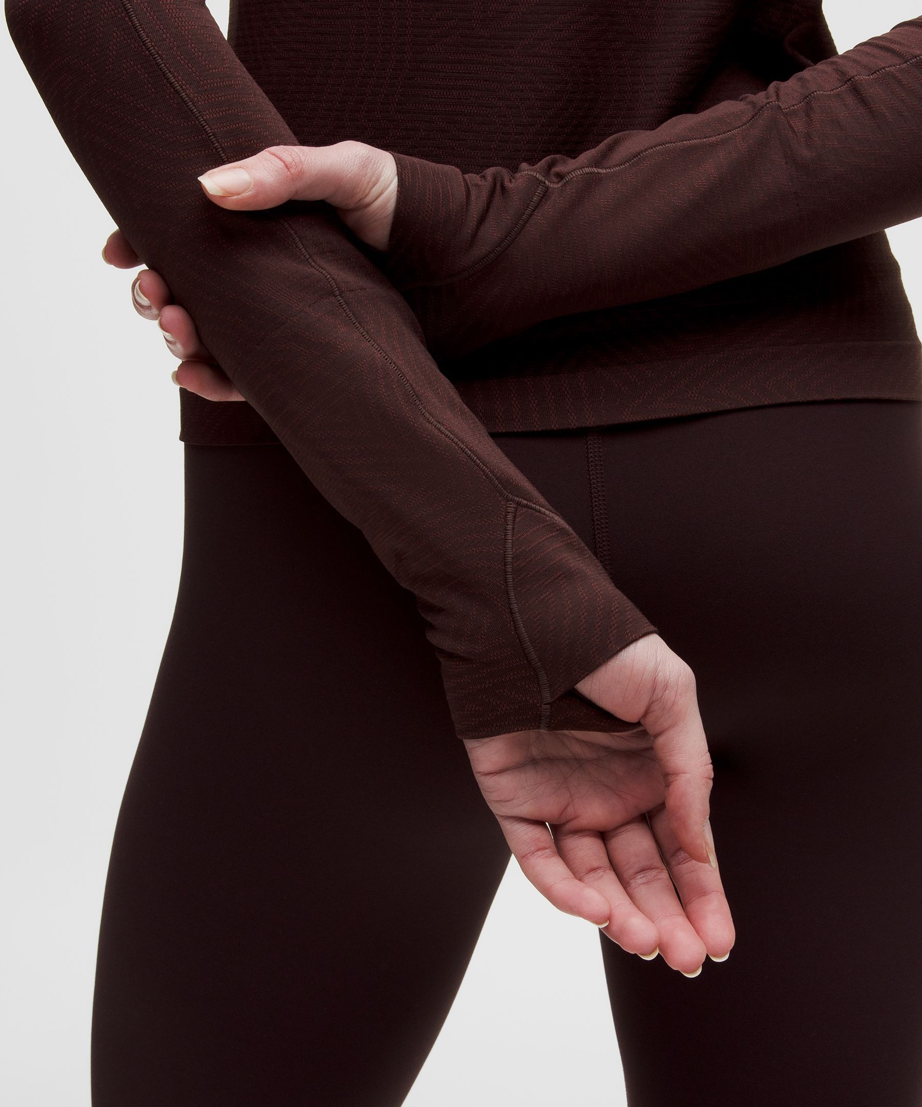 Team Canada Swiftly Tech Long-Sleeve Shirt 2.0 Waist Length *COC Logo